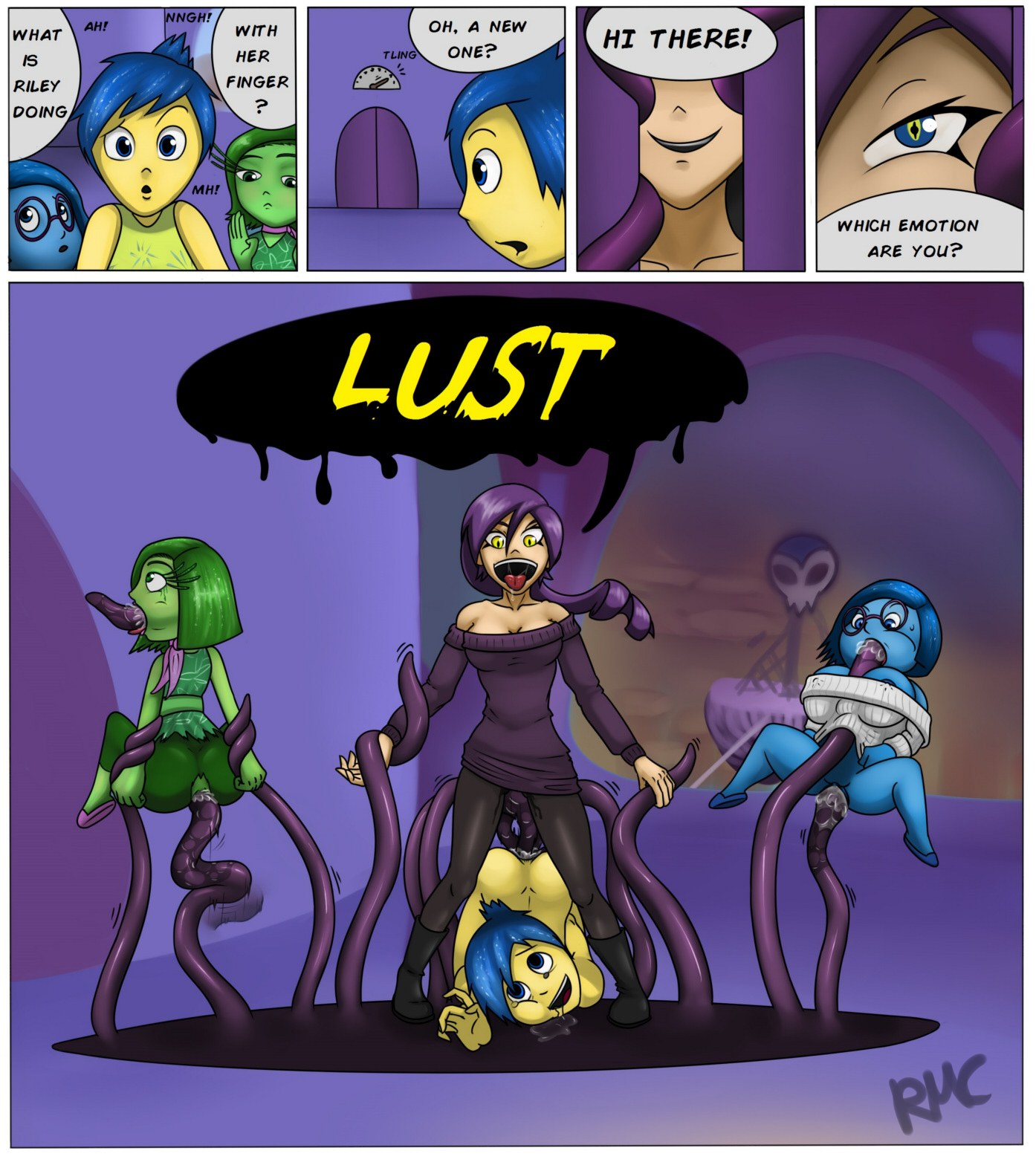 Inside out porn joy disgust comic