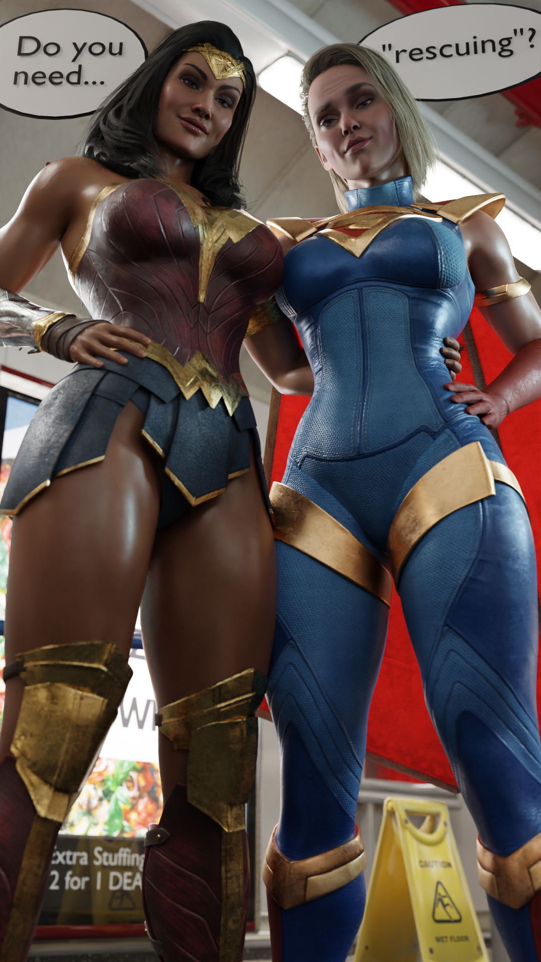 Wonder Woman Supergirl - Rule34 - If it exists, there is porn of it / kaylzara, supergirl, wonder  woman / 5795855