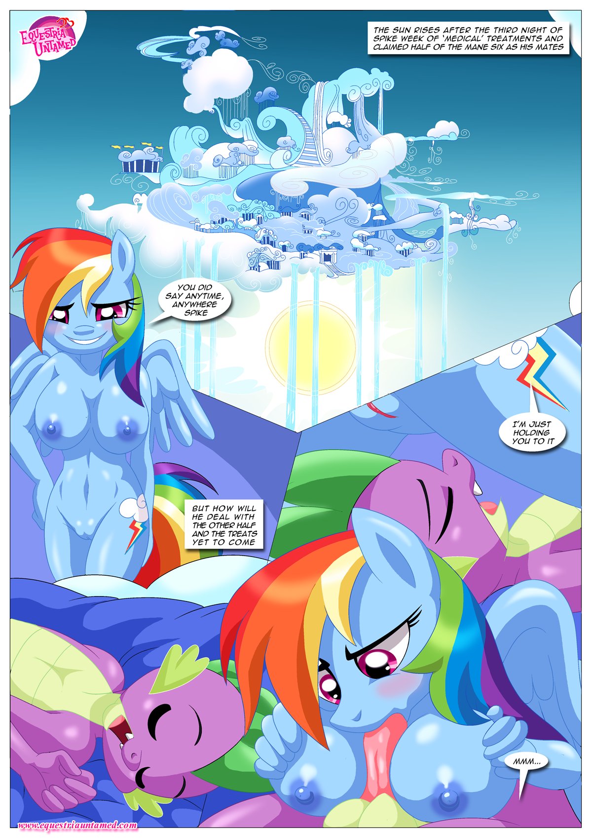 Rule34 - If it exists, there is porn of it / bbmbbf, palcomix, mine,  rainbow dash (mlp), spike (mlp) / 835517