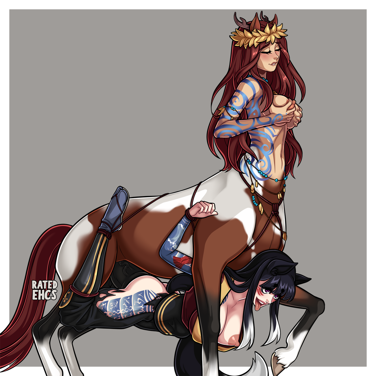 Centaur futa hentai фото 2