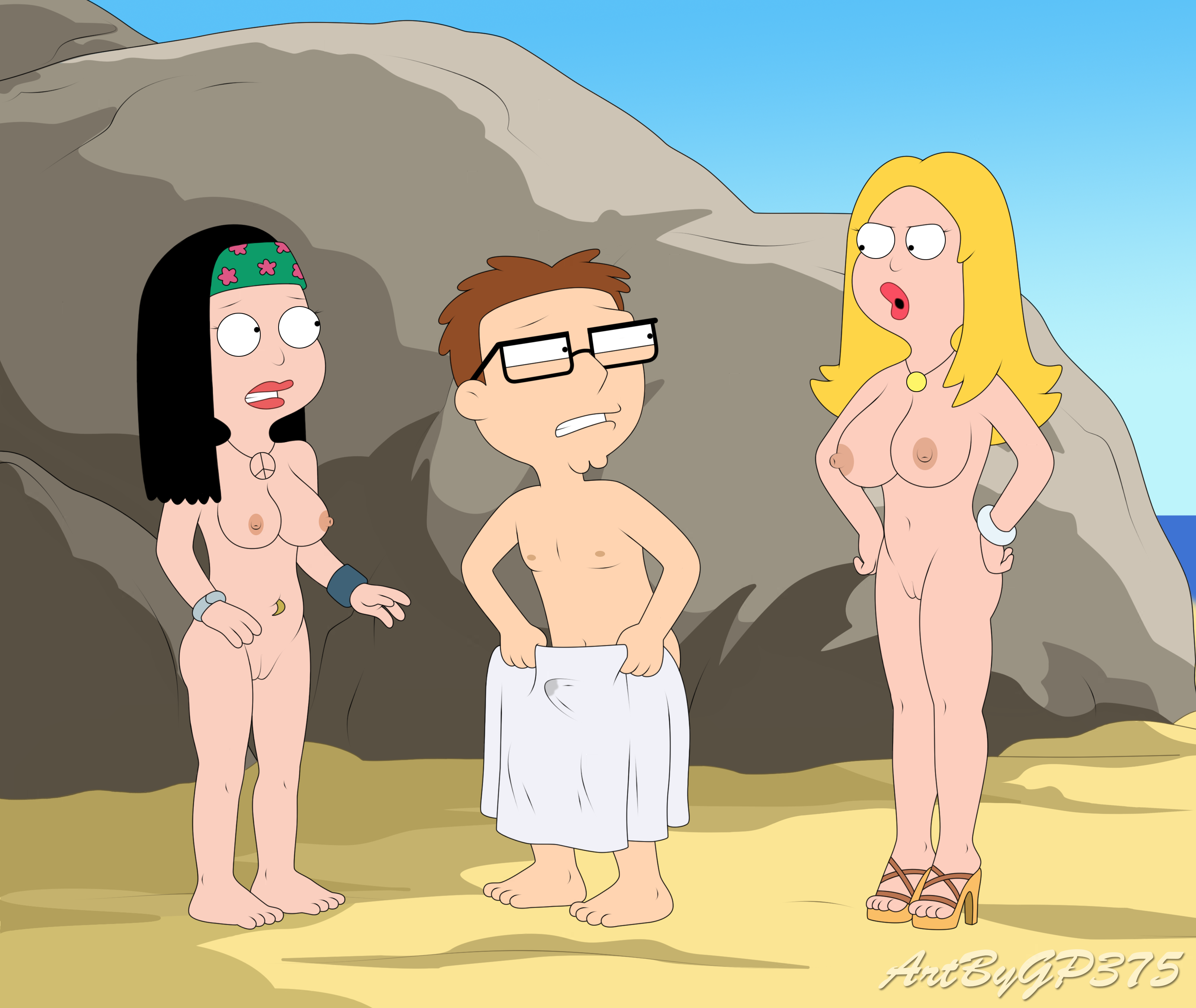 Naked american dad