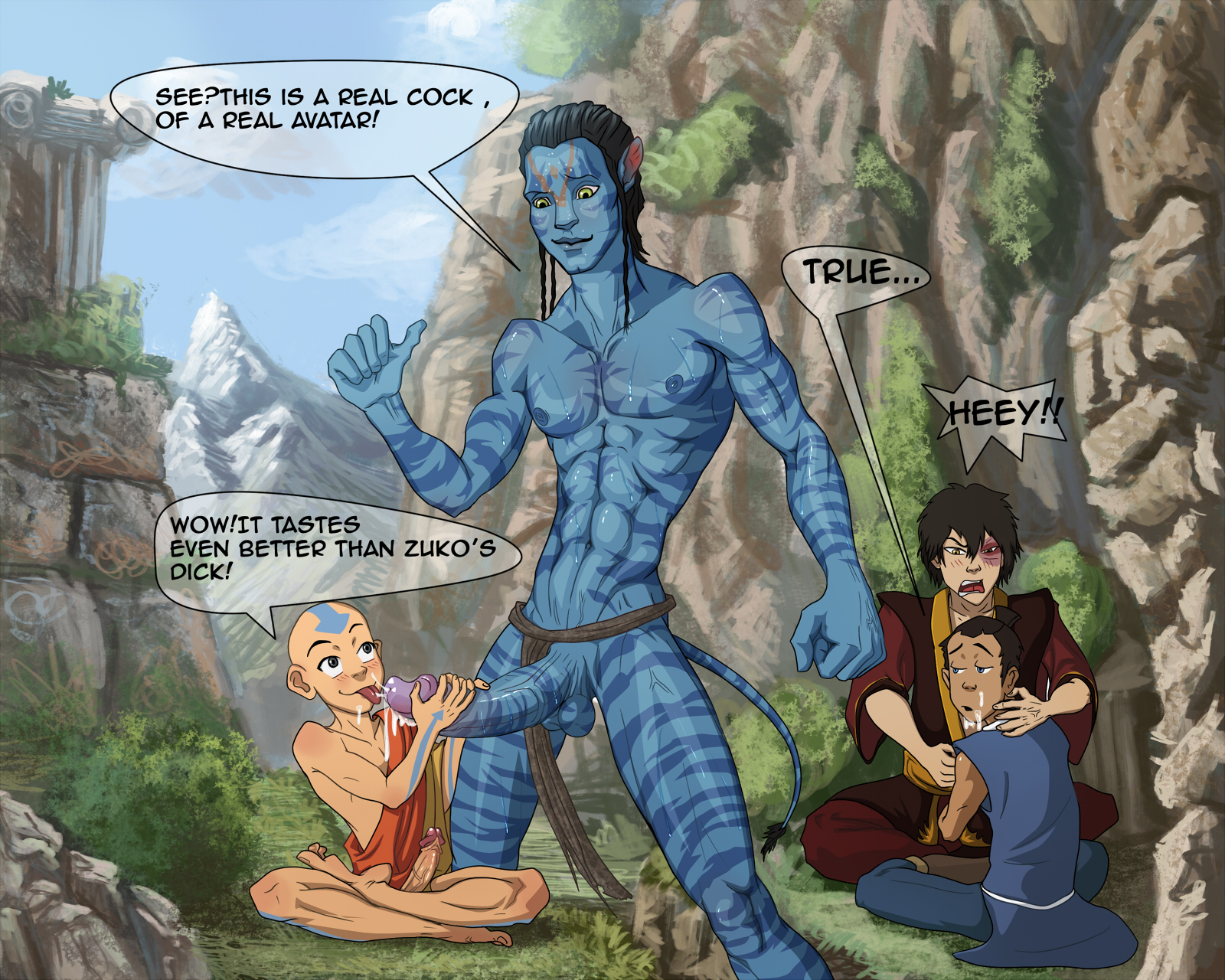 Rule If It Exists There Is Porn Of It Anma Aang Jake Sully Sokka Zuko