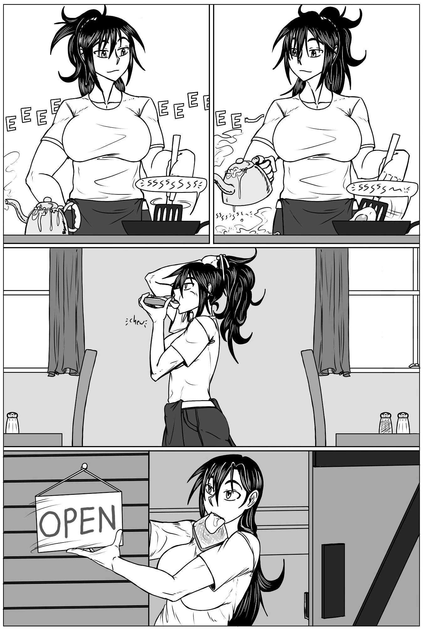 tifa lockhart, final fantasy, final fantasy vii, 2d, comic, comic page, art, kiahl, story, 
