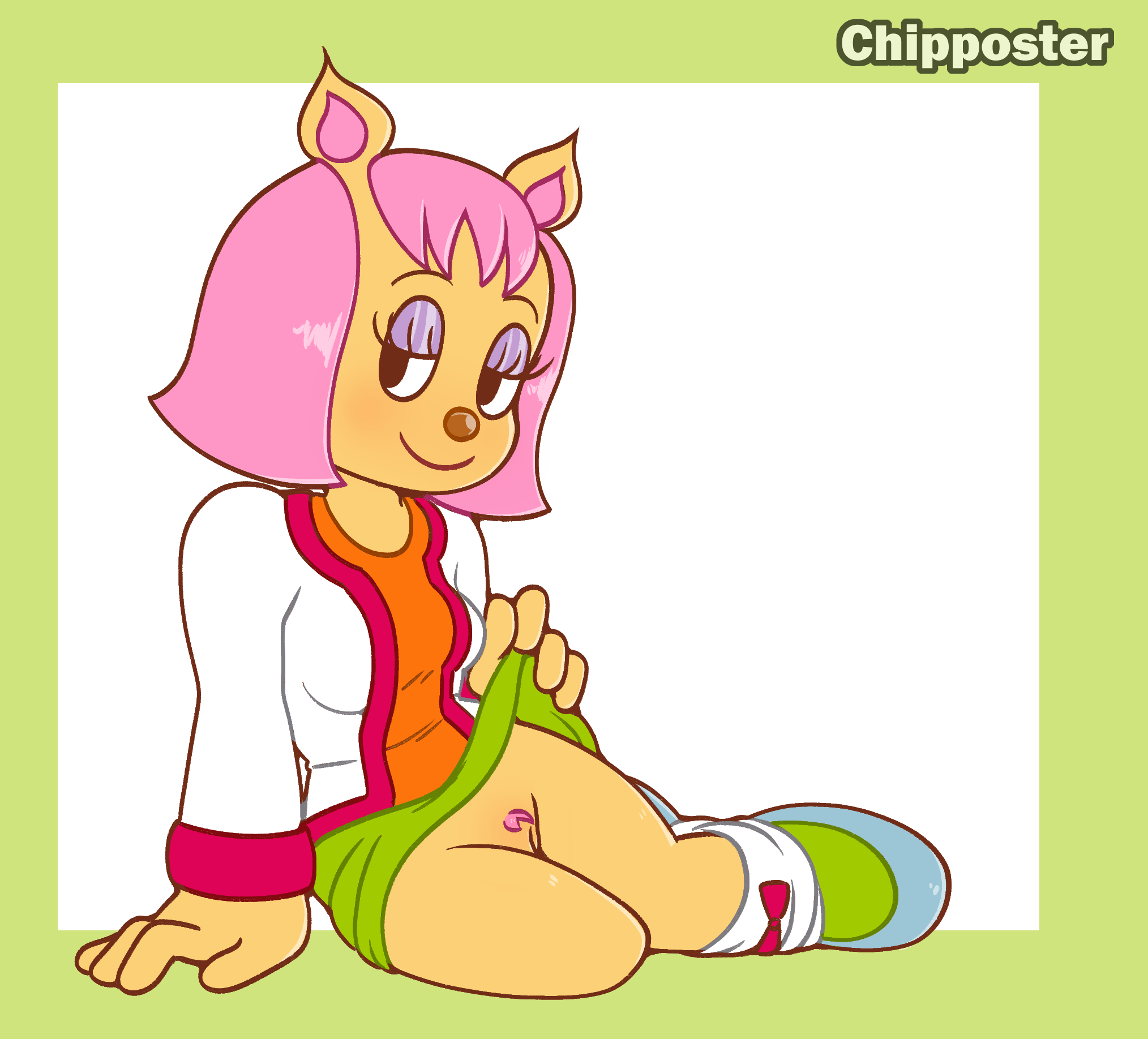 chipposter, paula fox, parappa the rapper, um jammer lammy, highres, anthro