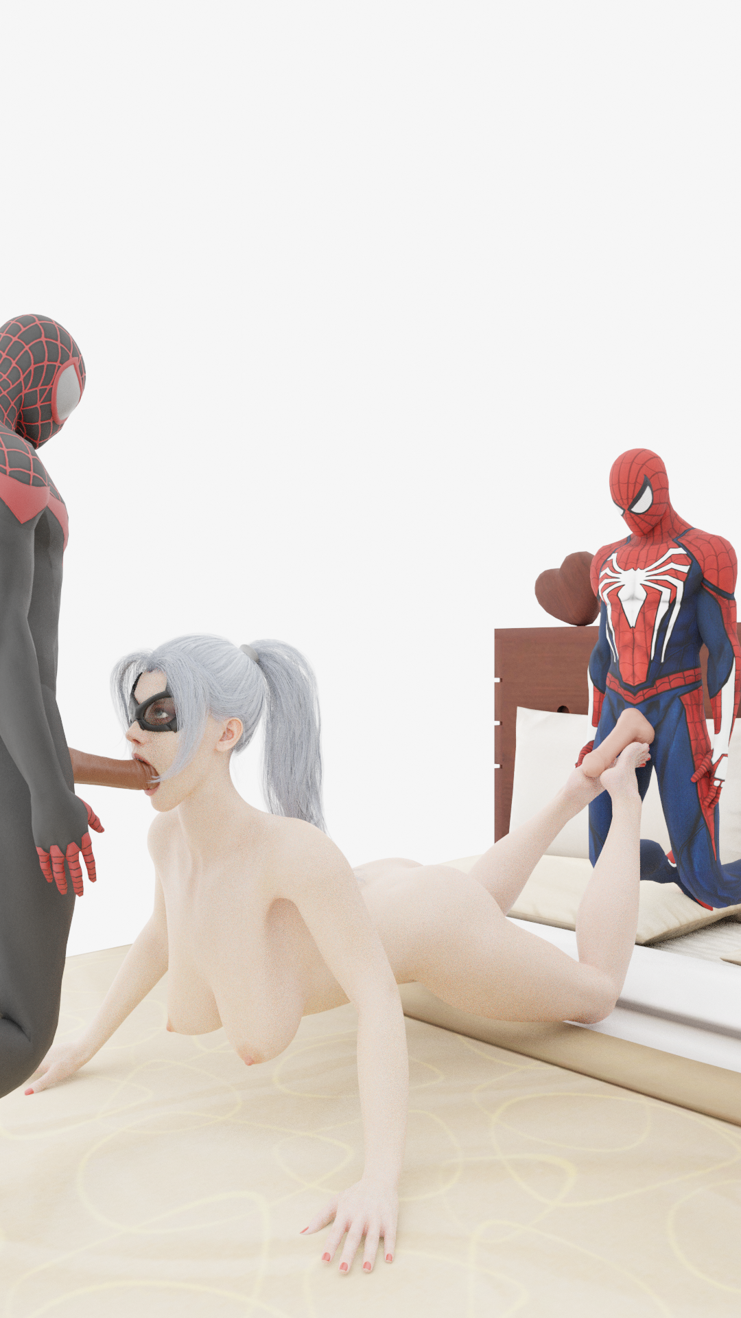 Rule34 - If it exists, there is porn of it / black cat, miles morales,  peter parker, spider-man / 3725942