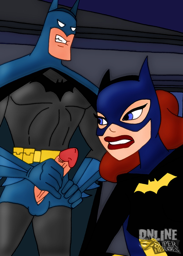 online superheroes, barbara gordon, batgirl, batman, batman (series), dc, dcau, female, human, male, 