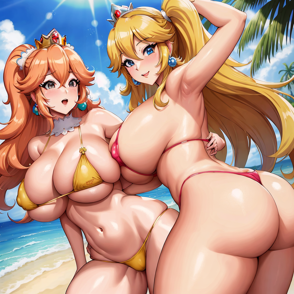 Princess Daisy Boobs