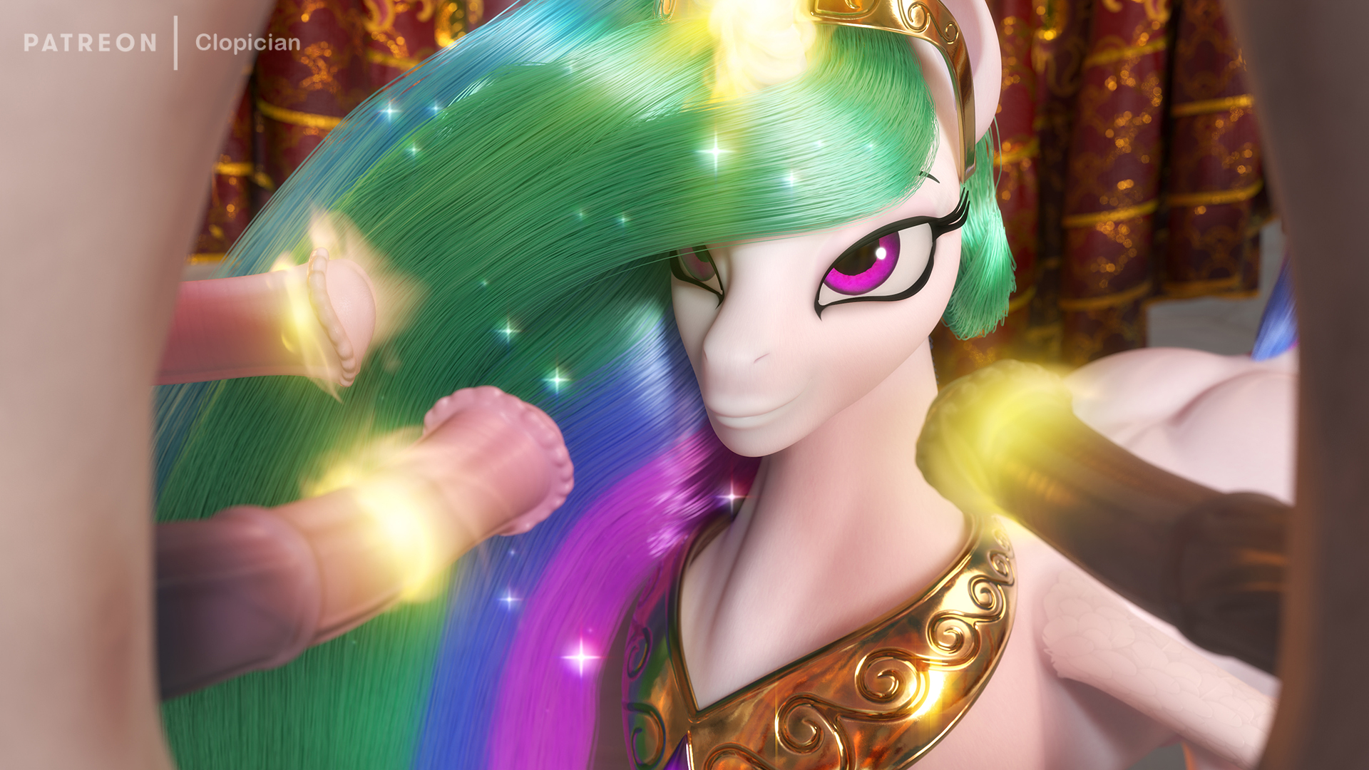 Rule34 - If it exists, there is porn of it / clopician, princess celestia ( mlp) / 4561153