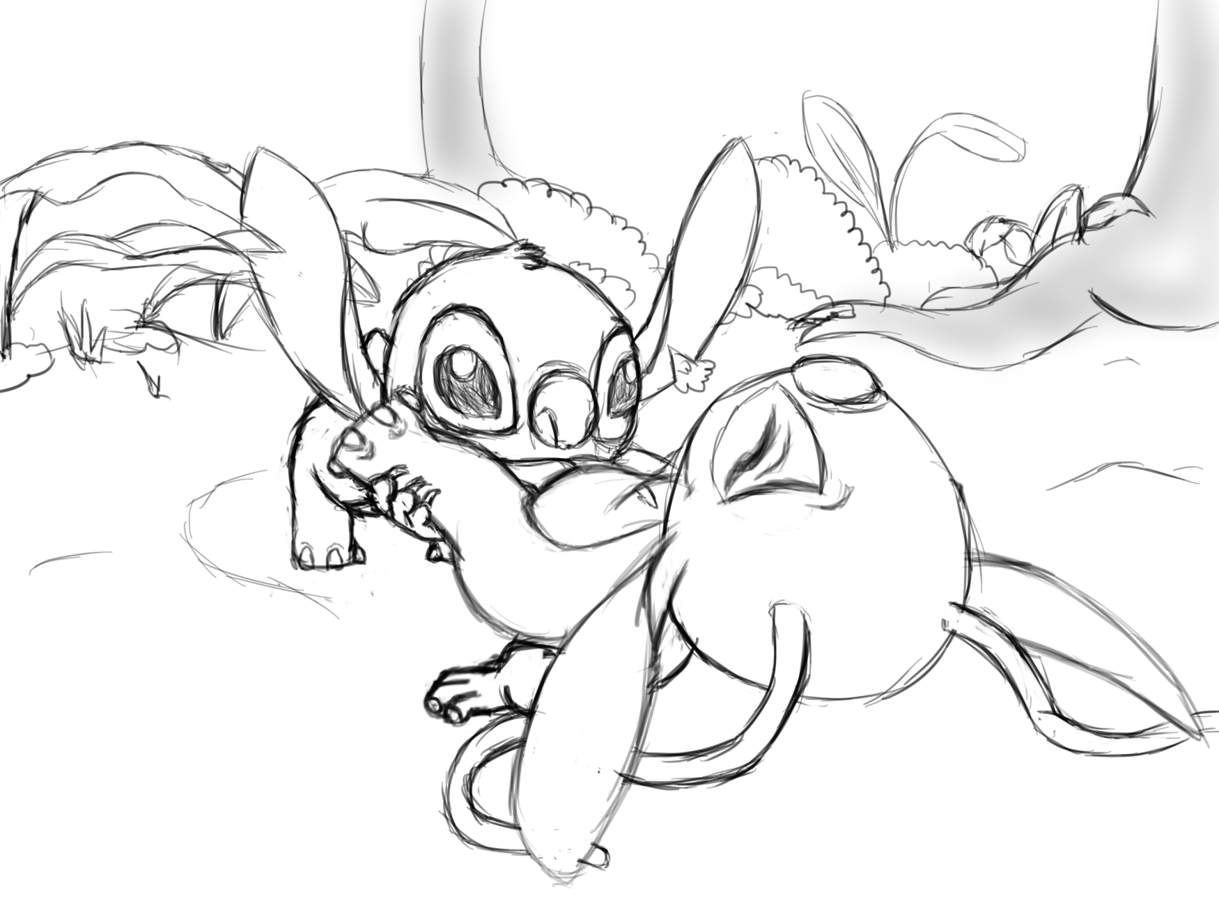 Angel from lilo and stitch coloring pages