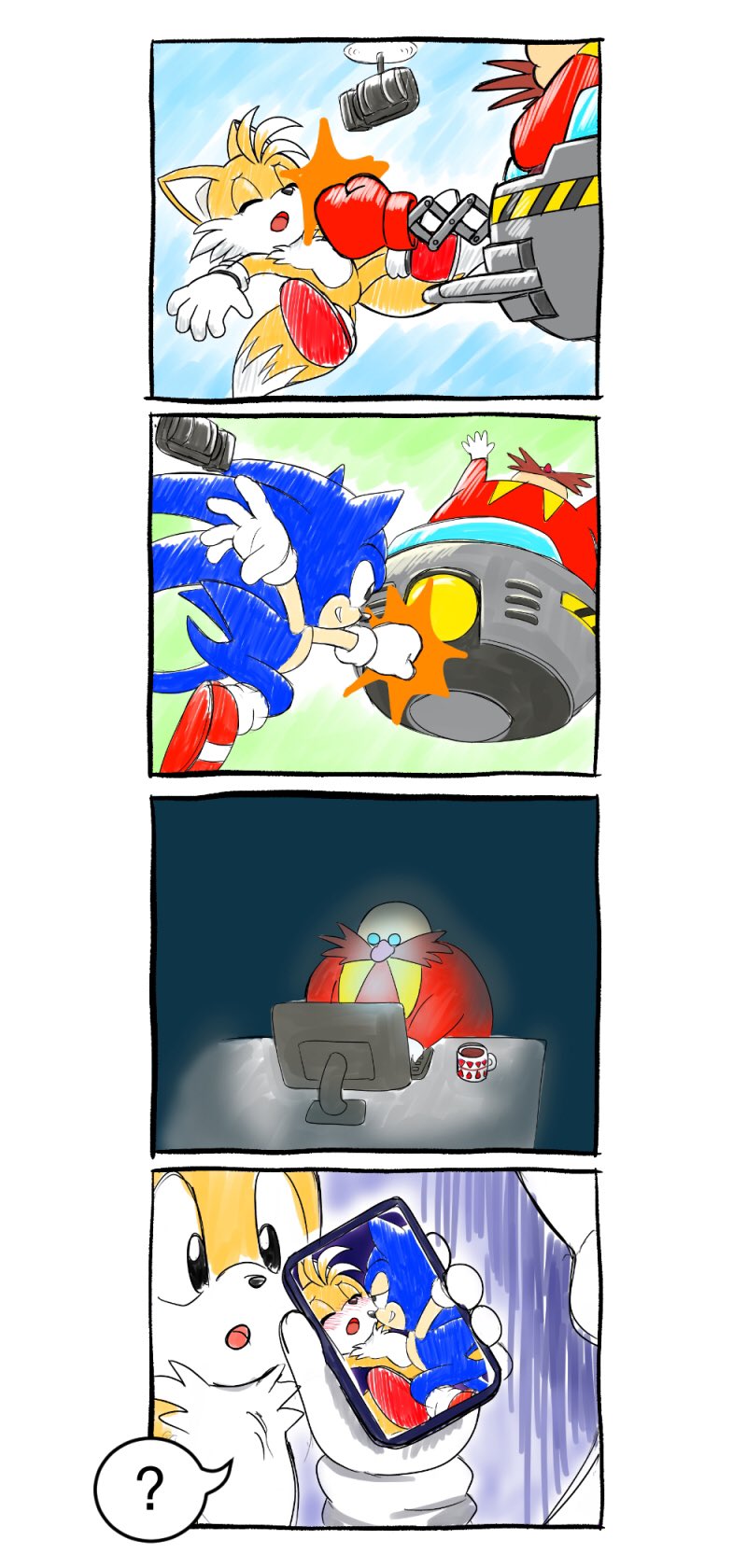 Rule34 - If it exists, there is porn of it / dr. eggman, sonic the  hedgehog, tails / 1729803