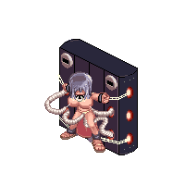 anal blue_hair breasts dancer dancer_(ragnarok_online) double_penetration er_(rodotgif) female large_breasts pixel_art pussy ragnarok_online restrained rodotgif transparent_background vaginal_penetration