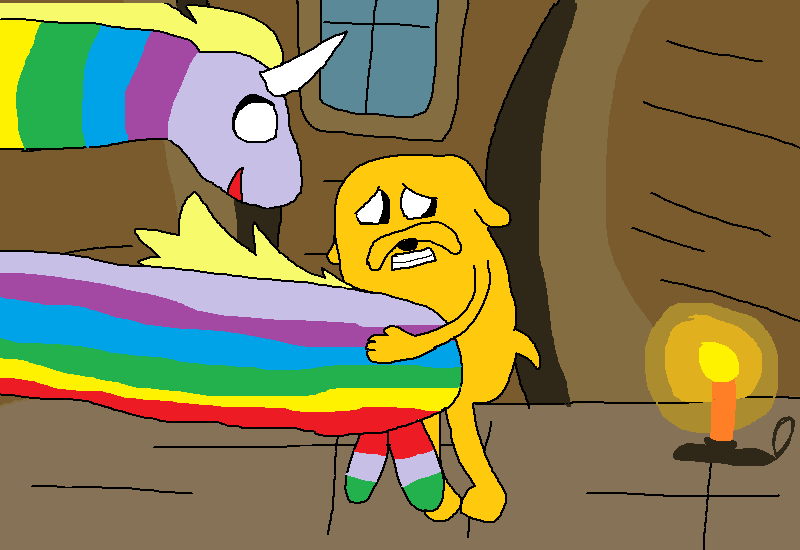 Rule34 - If it exists, there is porn of it / jake the dog, lady rainicorn /  104625