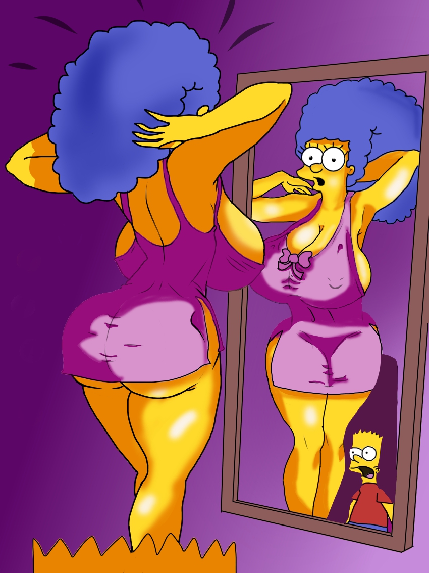 Rule34 - If it exists, there is porn of it / bart simpson, marge simpson /  6502005