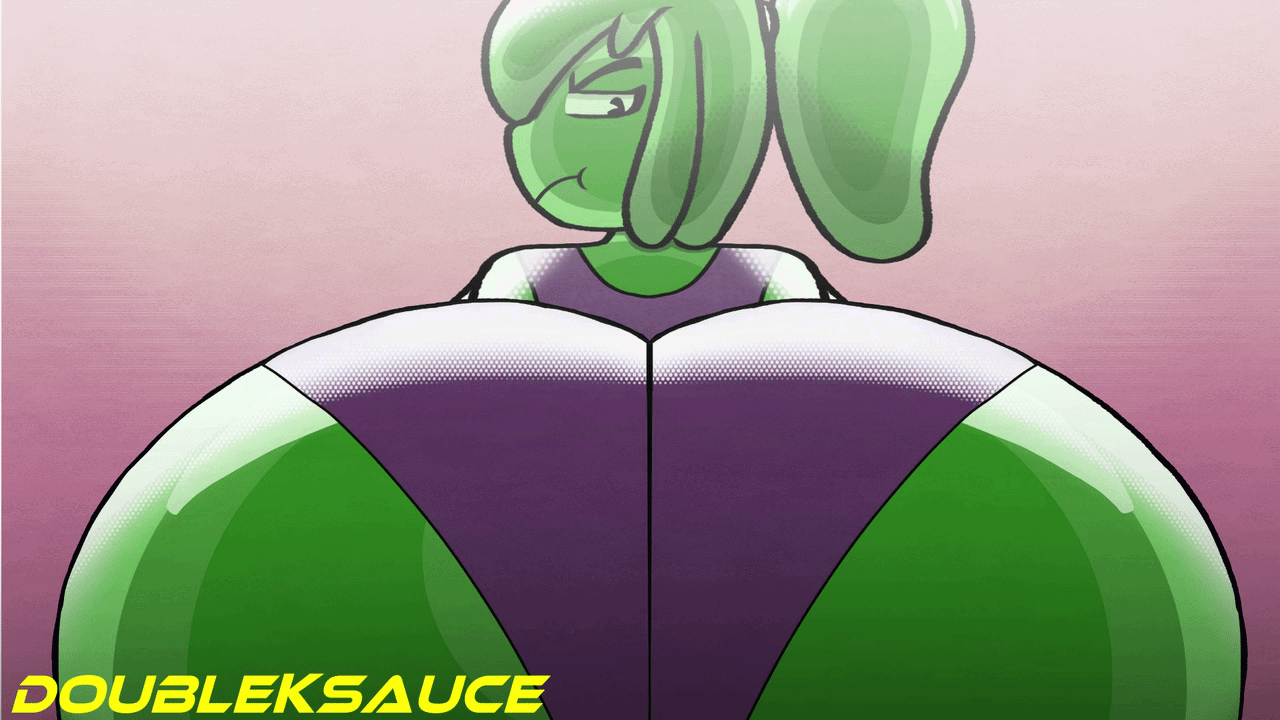 2d, 2d (artwork), 2d animation, animated, animated gif, gif, loop, simple background, tagme, 2026, 2d artwork, angry, angry expression, angry face, animation, ass, ass focus, big ass, big butt, butt, butt focus, doubleksauce, huge ass, huge butt, humanoid, hyper ass, hyper butt, jellytina, juramg, looking at viewer, looking back, shaking ass, shaking butt, slime, slime girl, swimsuit, swimwear, twerk, twerking, 