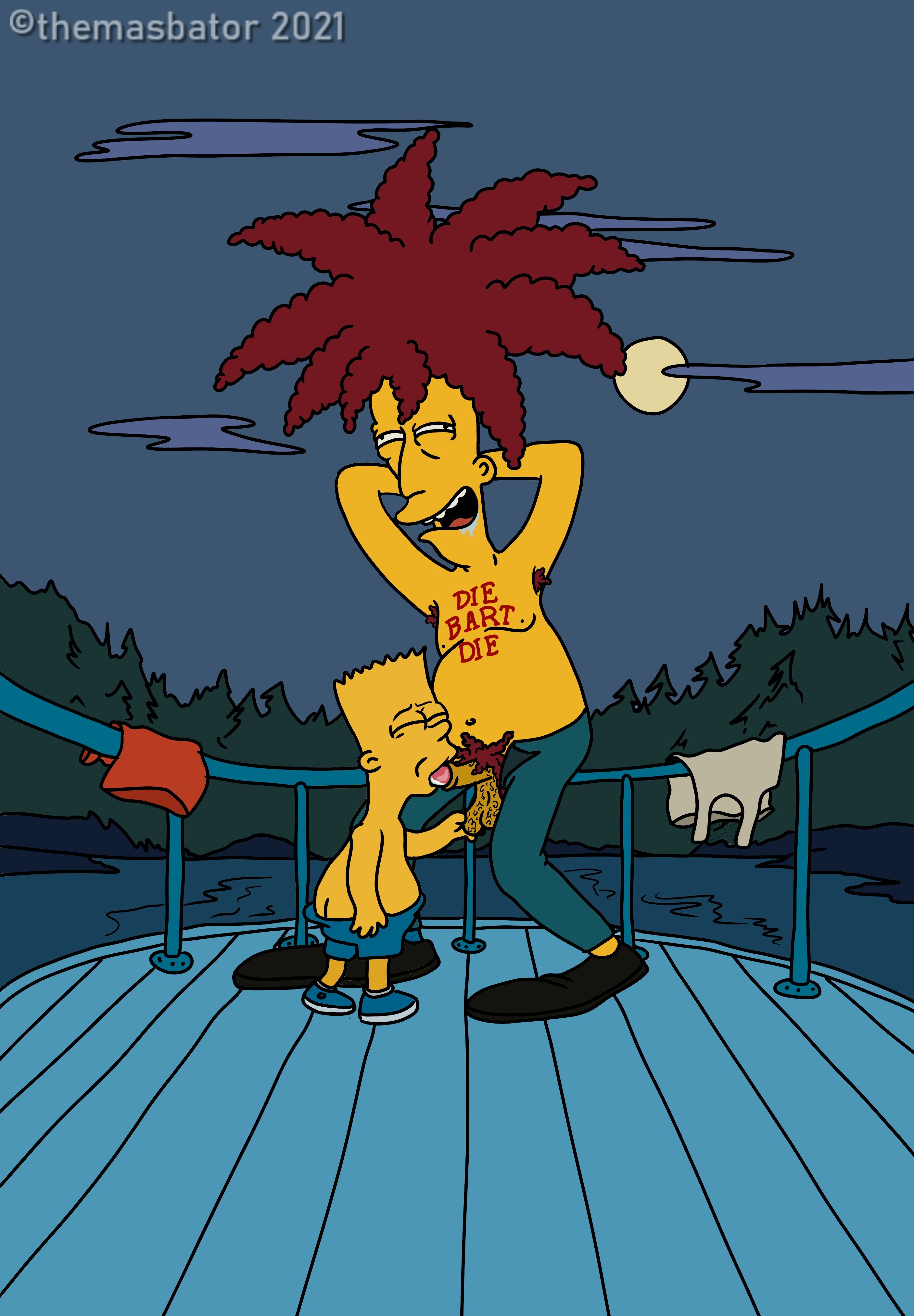 Rule34 - If it exists, there is porn of it  bart simpson, robert  terwilliger, sideshow bob  4763852