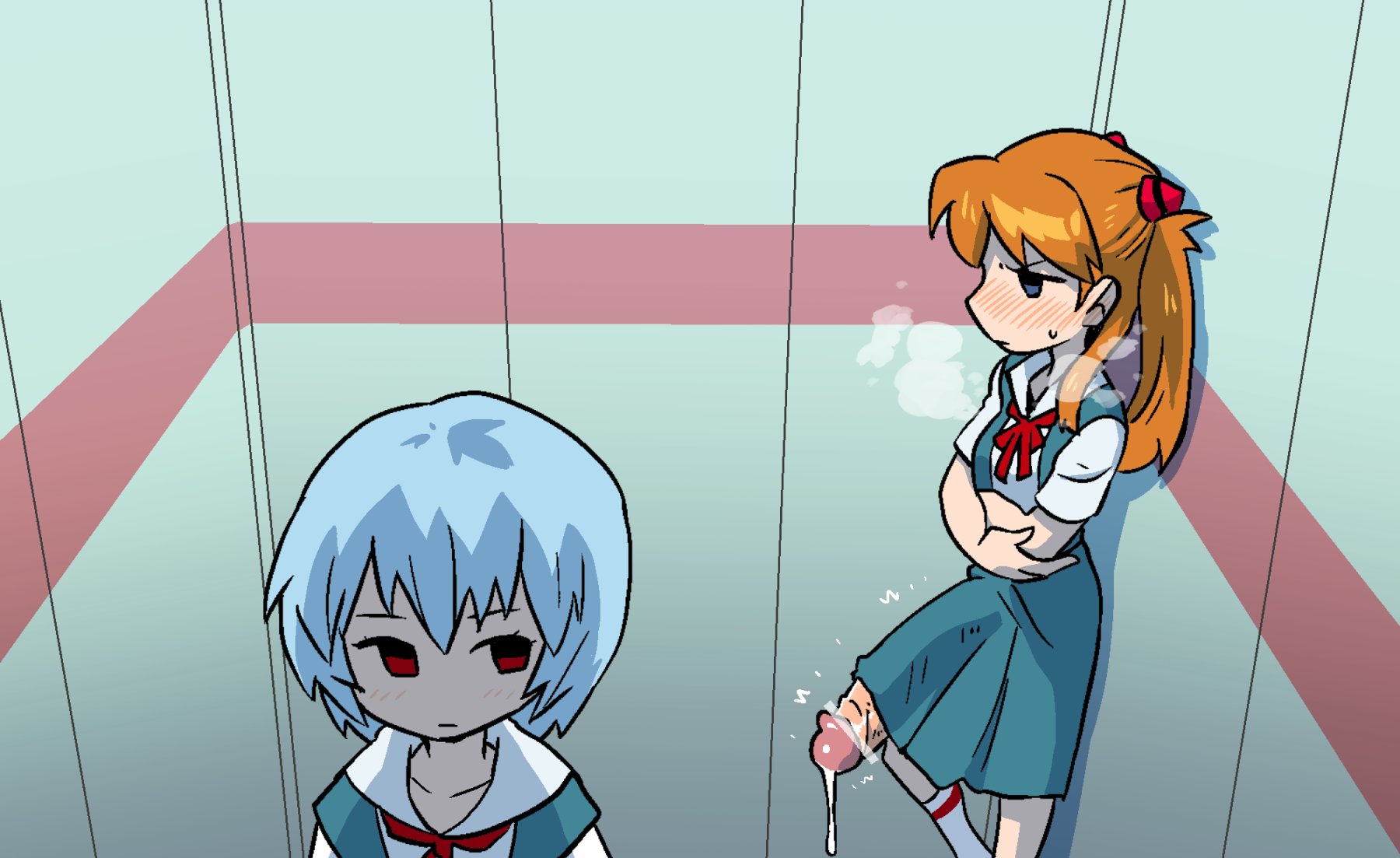 Evangelion futa hentai фото 35