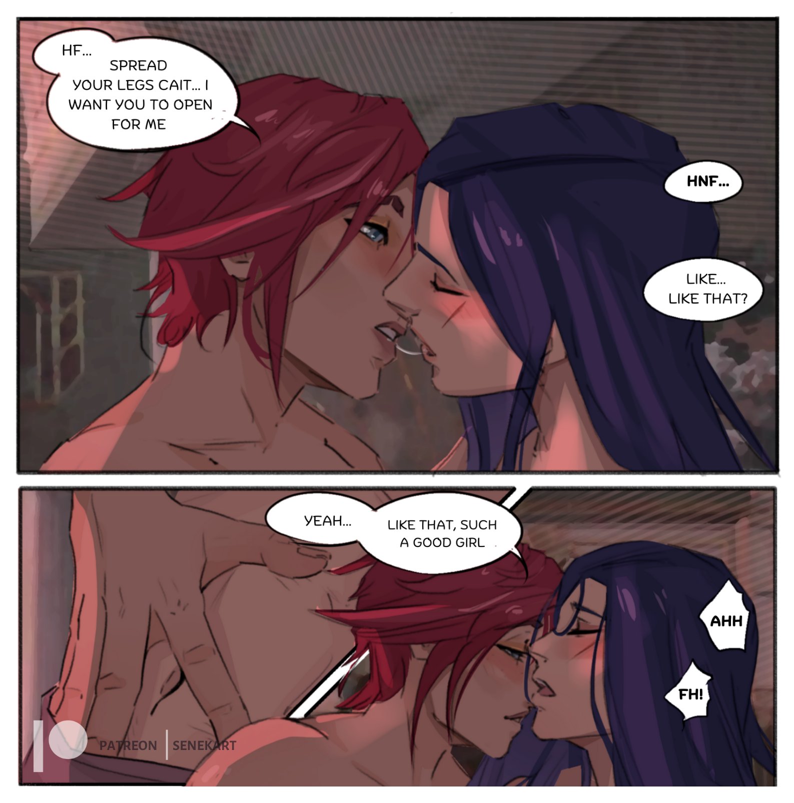 Arcane vi and caitlyn porn comic
