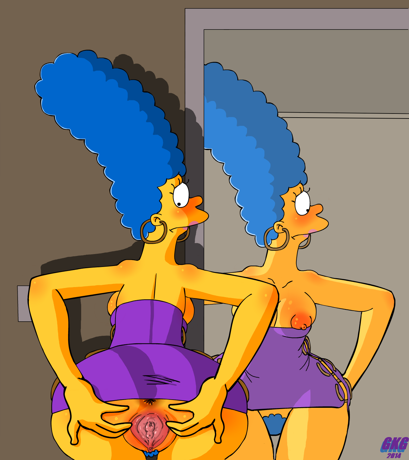 Marge simpson facesitting