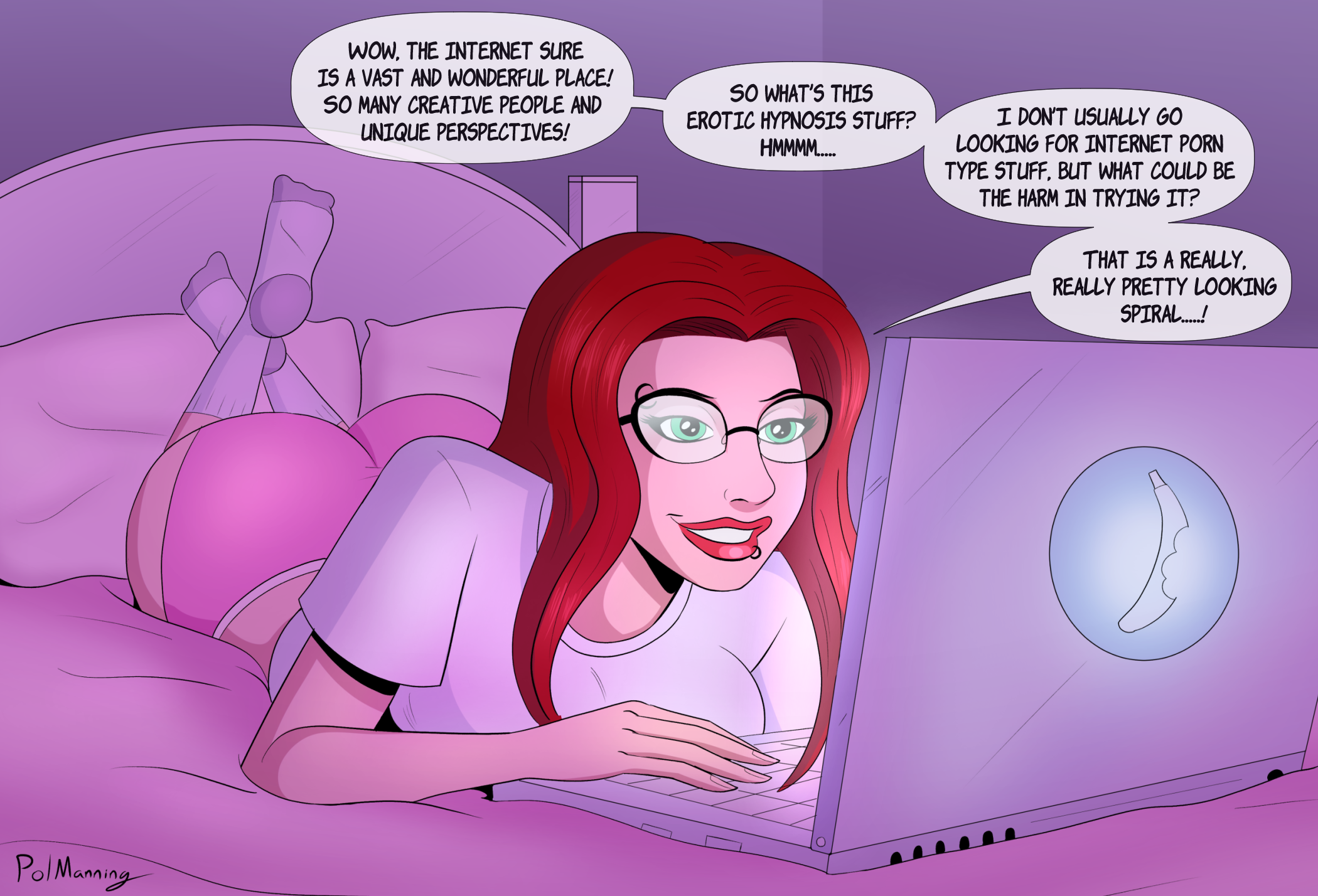 Erotic strobe hypnosis