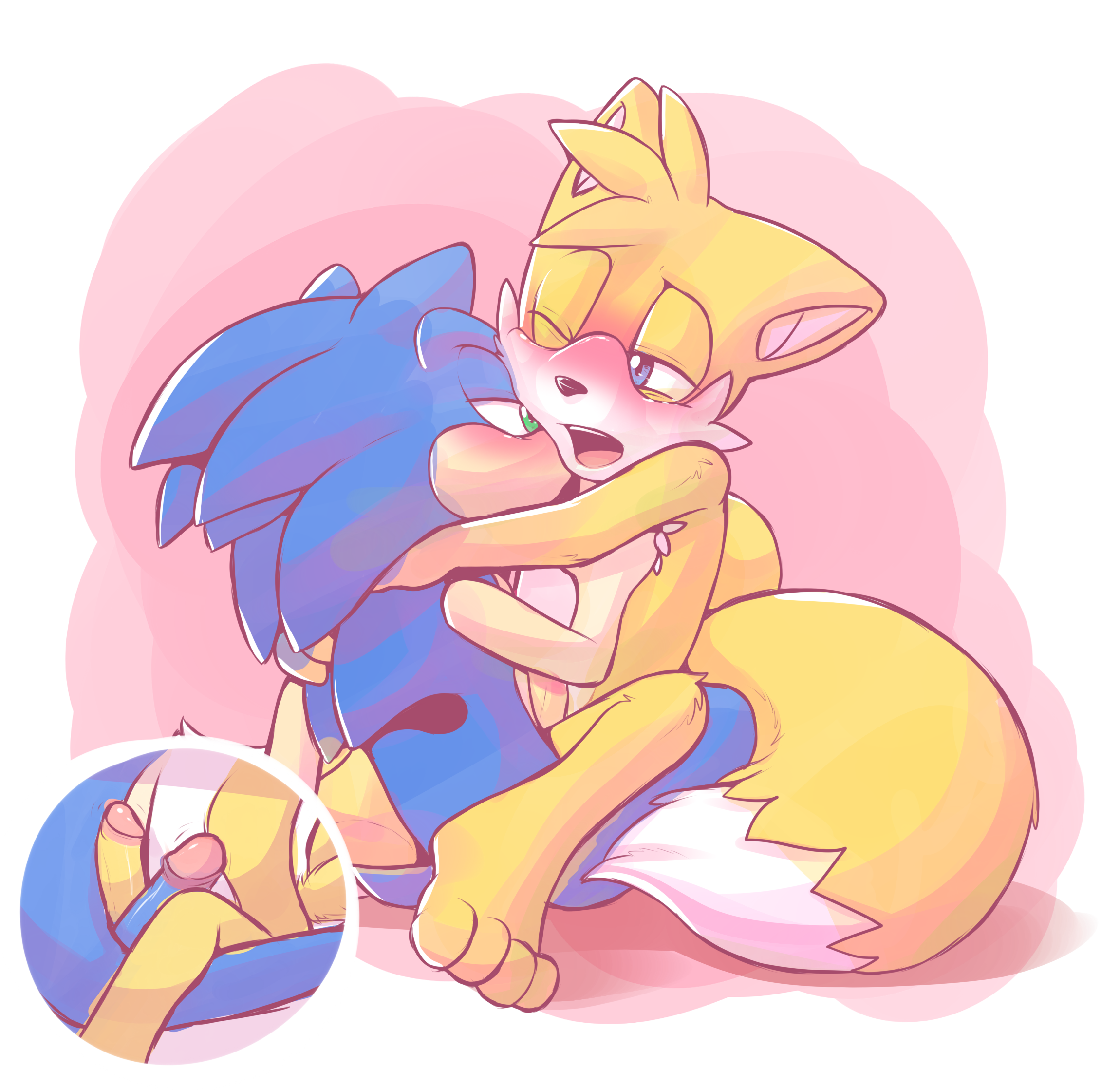 Sonic and tails naked