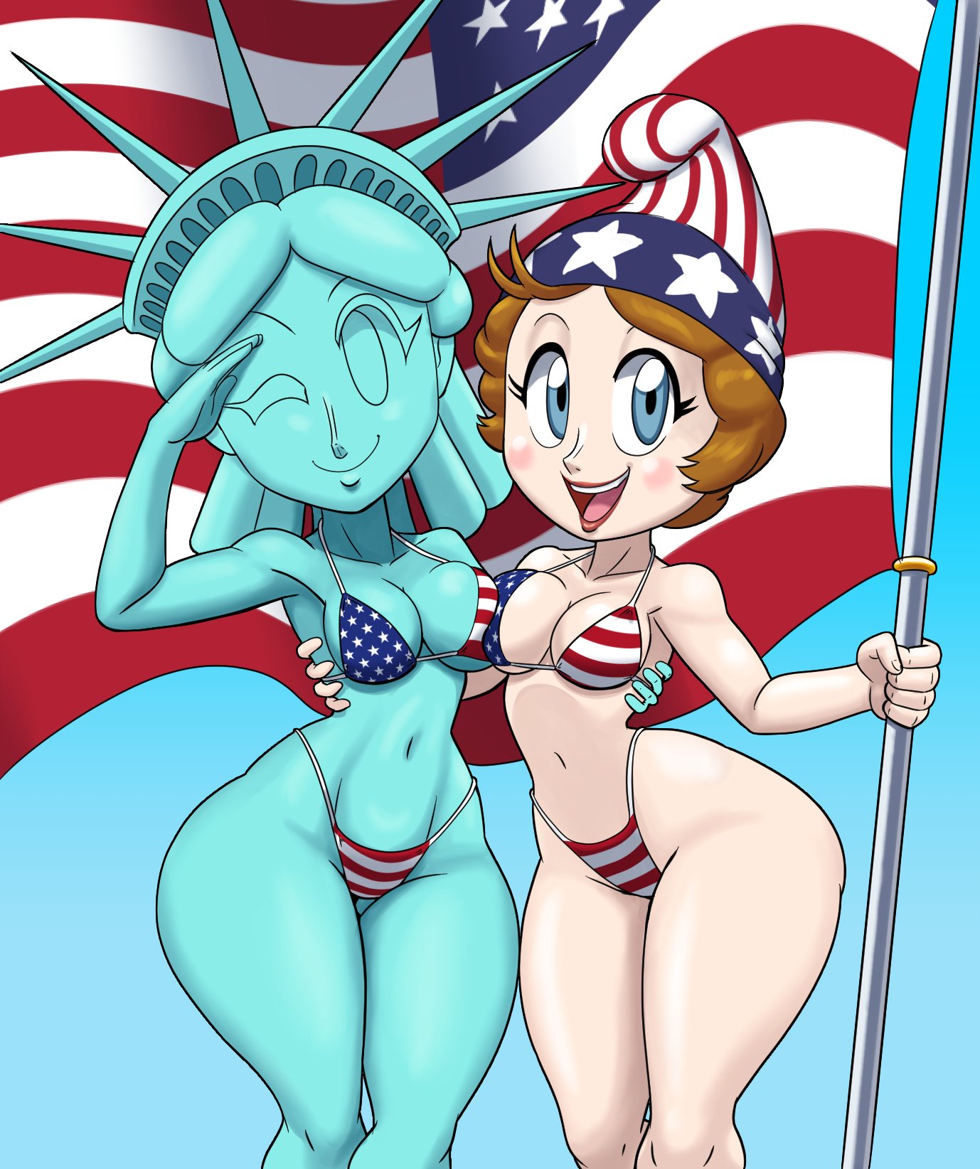 Rule34 - If it exists, there is porn of it / statue of liberty / 4334444.