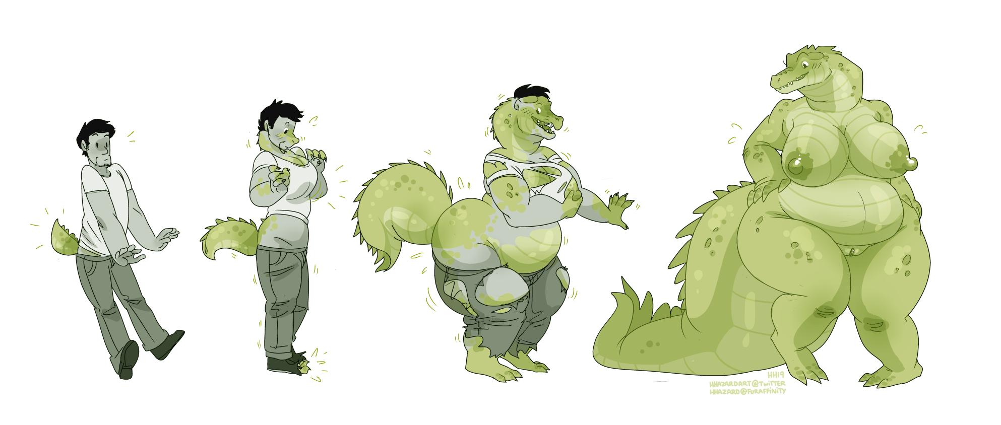 Crocodile breast expansion