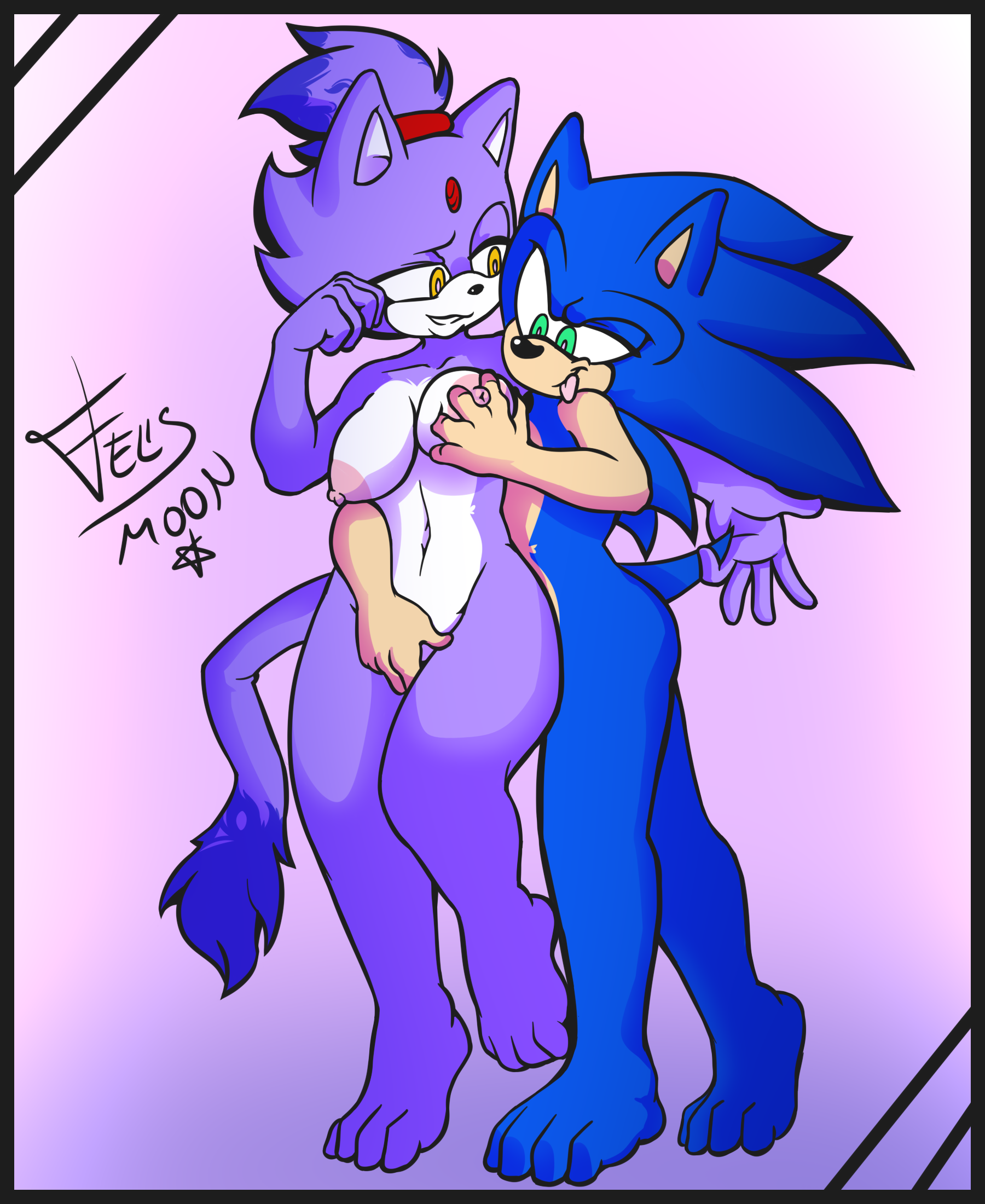 Rule34 - If it exists, there is porn of it / blaze, blaze the cat, sonic  the hedgehog / 4916752