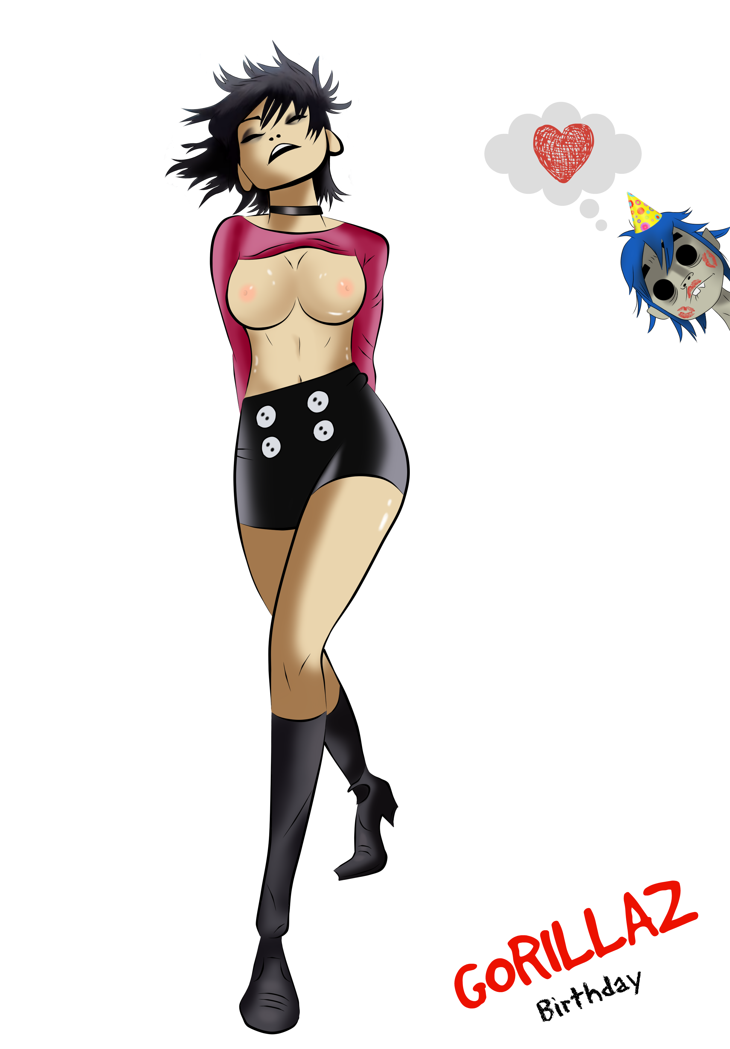 Rule34 - If it exists, there is porn of it  tayashii, 2d (gorillaz), noodle   839852