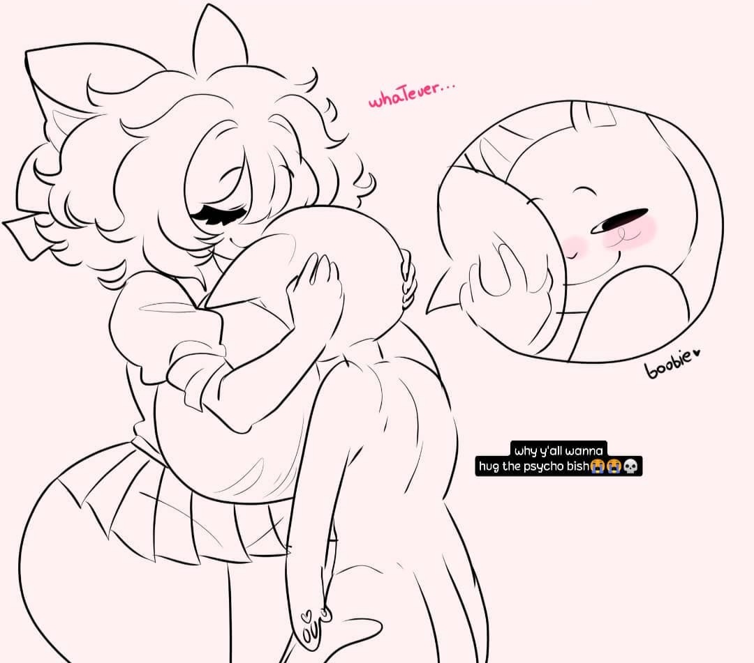 oc, original character, original, original characters, 1girls, asshushie, big ass, big breasts, big butt, bow, breasts bigger than head, female, fully clothed, hug, huge ass, huge breasts, huge butt, huge thighs, large ass, large breasts, large butt, luvanely, miniskirt, necktie, original artwork, pale-skinned female, pale skin, school uniform, schoolgirl, schoolgirl uniform, short hair, skirt, thick ass, thick hips, thick legs, thick thighs, thighs, tie, white skin, wide hips, wide thighs, 
