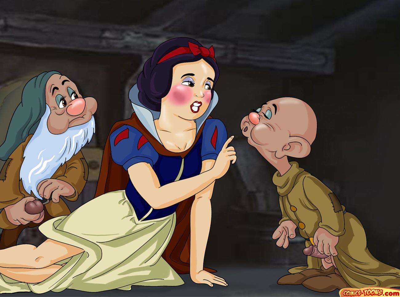 Bashful and snow white suck dick porn