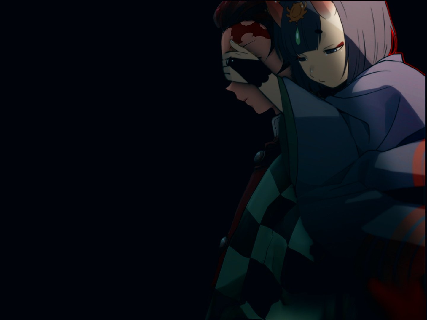 kamado tanjirou, fate/grand order, fate (series), kimetsu no yaiba, shuten douji (fate), textless version, 