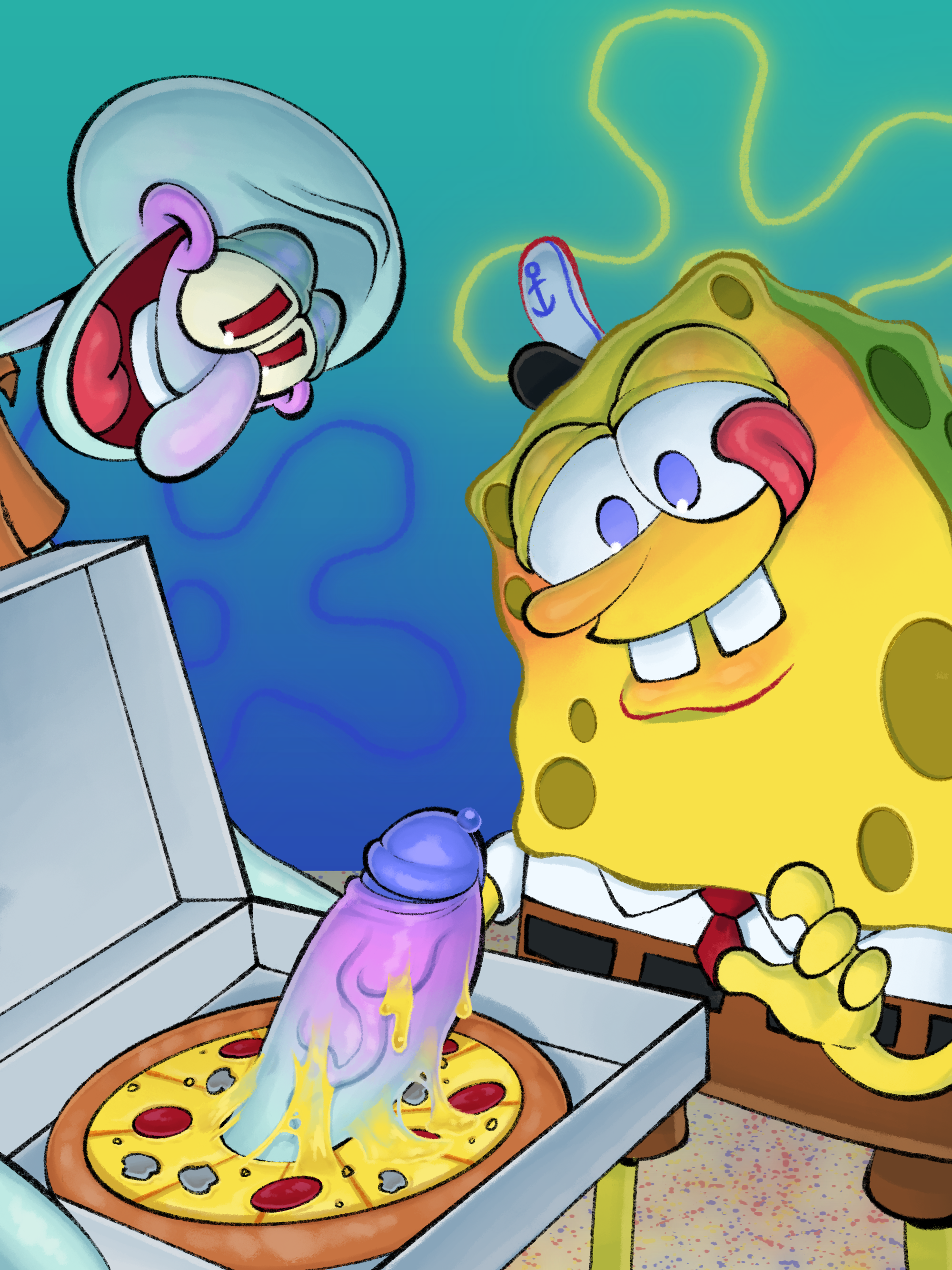 Rule34 - If it exists, there is porn of it  spongebob squarepants  (character), squidward tentacles  7234714