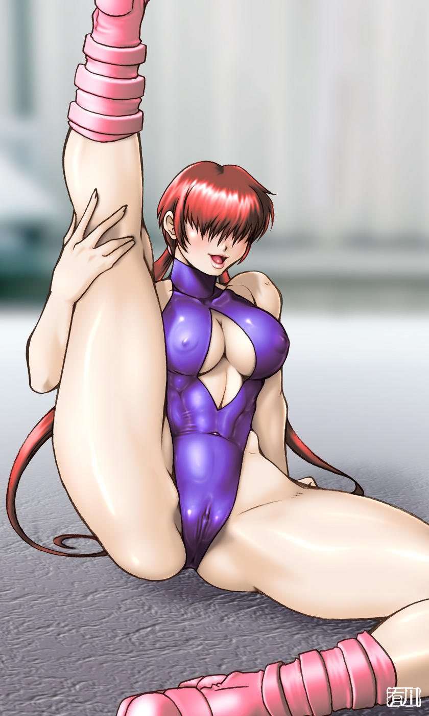 artist request, shermie, king of fighters, snk, pose, ass, bare legs, big b...