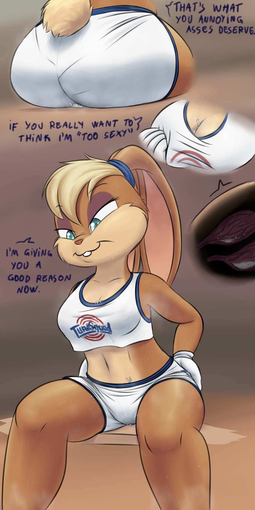 Lola bunny facesitting