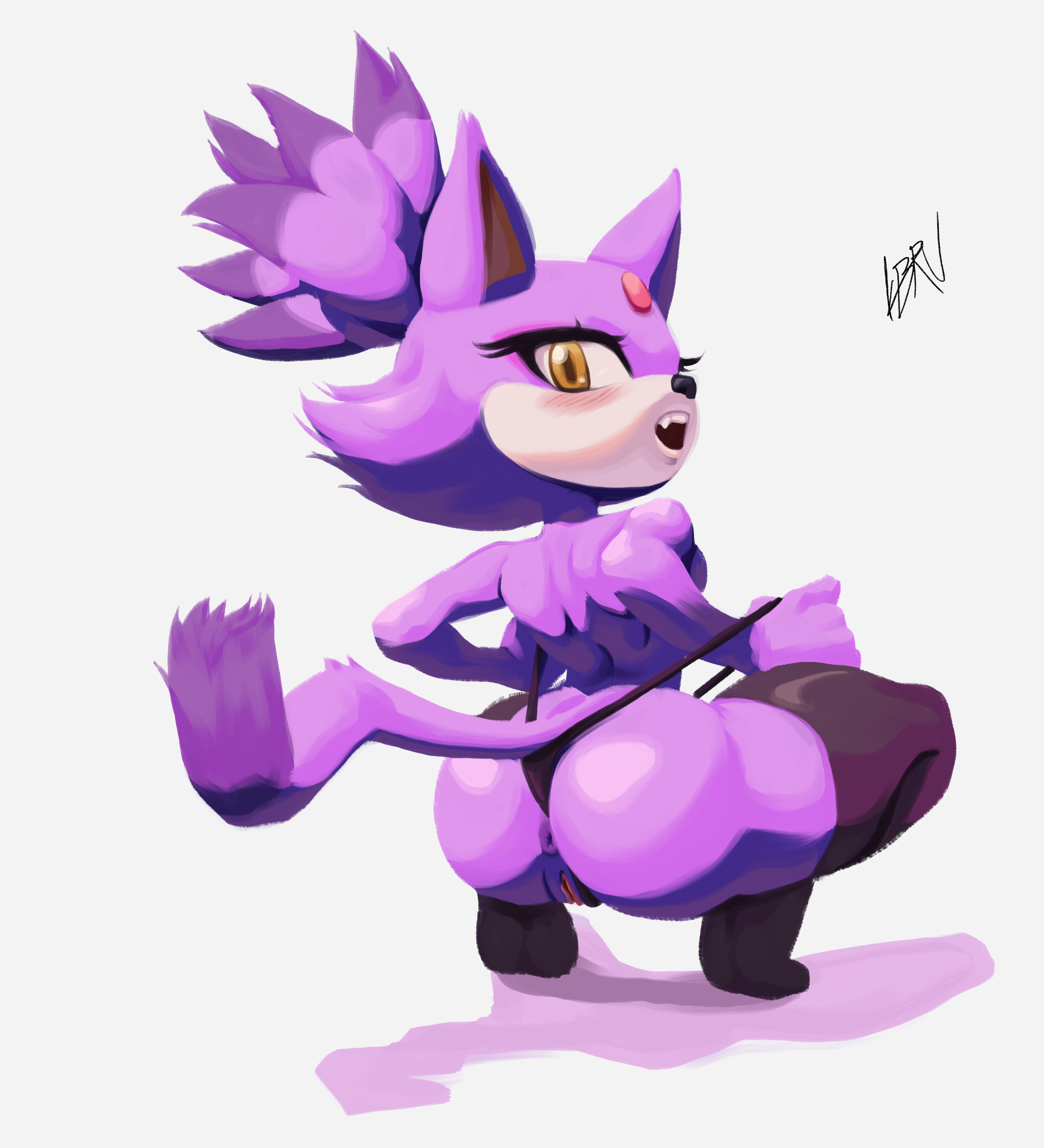 Blaze The Cat Nude