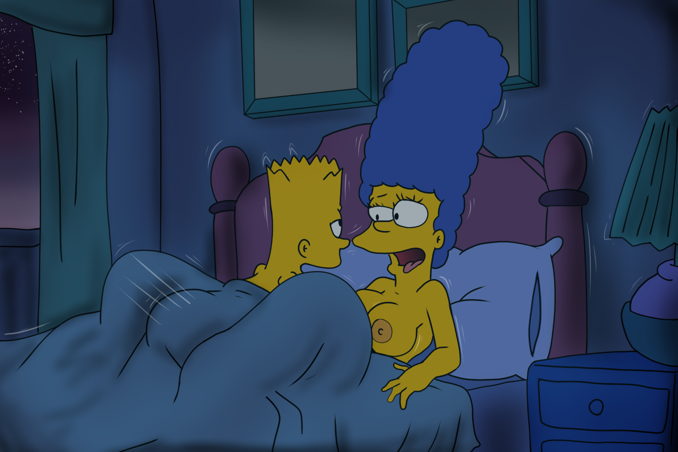 Marge simpson bart porn
