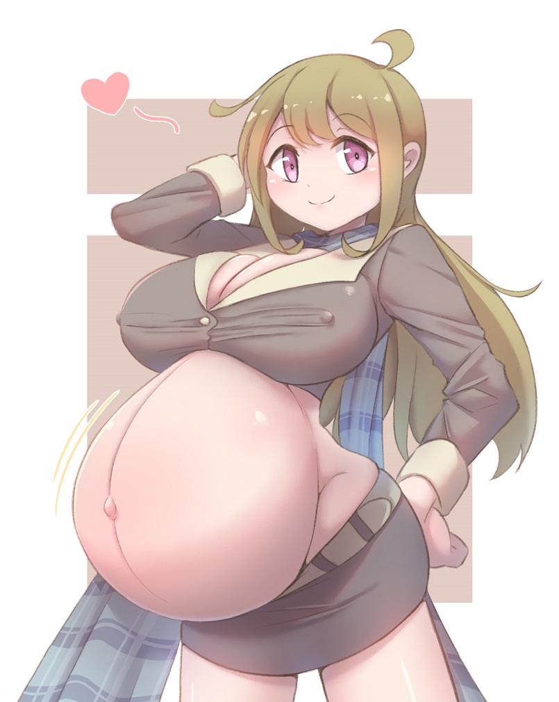 1111122, 1girls, areolae, big breasts, breasts, erect nipples, female, female only, huge belly, large breasts, looking at viewer, nipples, pregnant, ready to pop, solo, 