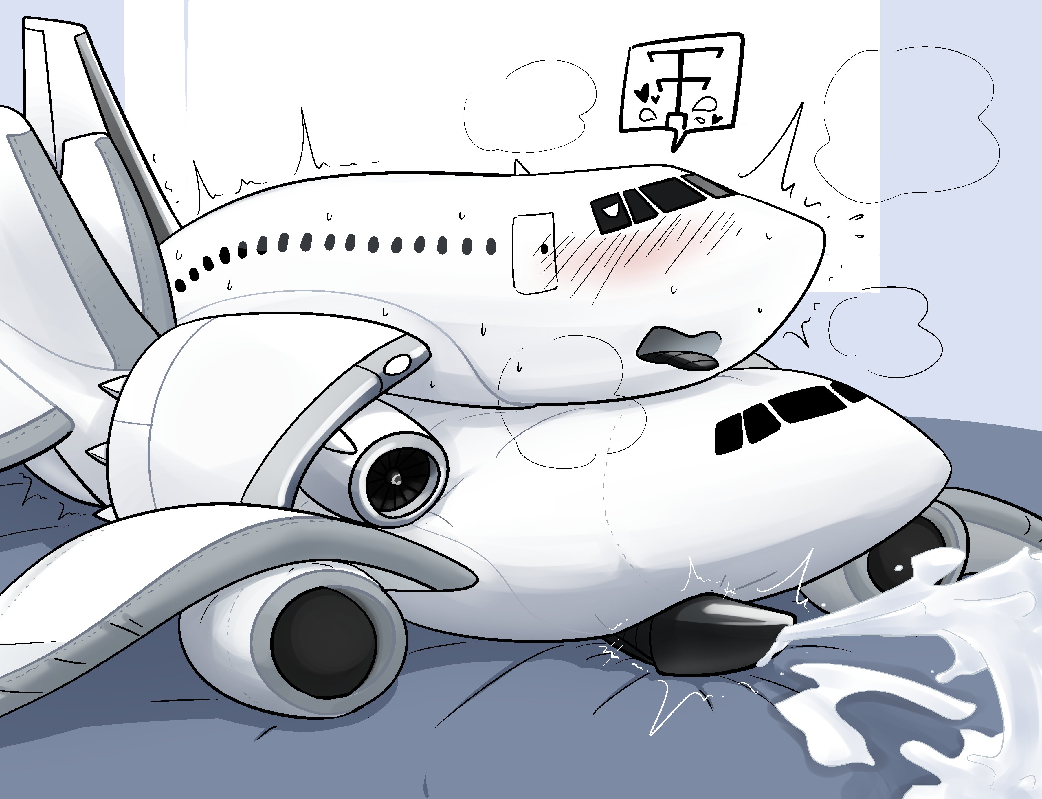Порно комиксы про самолеты фото 46