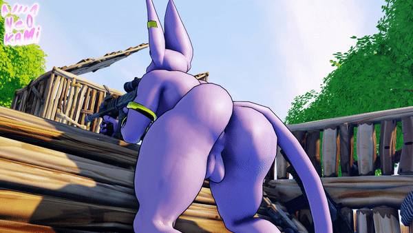 beerus, dragon ball, dragon ball super, dragon ball z, epic games, fortnite, animated, pose, accessories only, action pose, anthro, anus, arm ring, armwear, ass, balls, bouncing balls, butt pose, clothing, cuff (restraint), deity, domestic cat, felid, feline, felis, genitals, god of destruction, gun, hairless, hairless cat, male, mammal, nude, okami-san1500 (artist), pinup, presenting, presenting hindquarters, purple balls, purple body, purple skin, ranged weapon, ready to fire, restraints, rifle, shaking balls, shaking butt, short playtime, sniper, sniper rifle, sniper scope, solo, tail, tail motion, tailwag, twerking, wagging hips, weapon, wrist cuffs, wristband, 