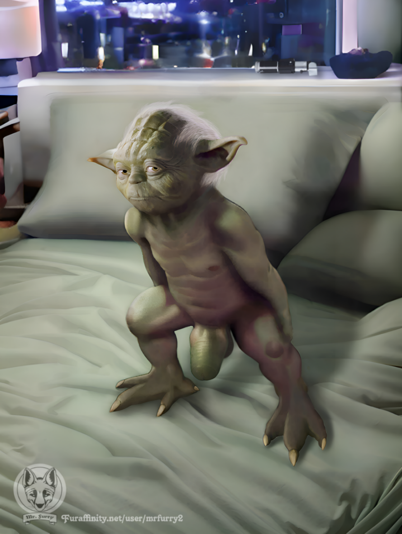 Yoda naked