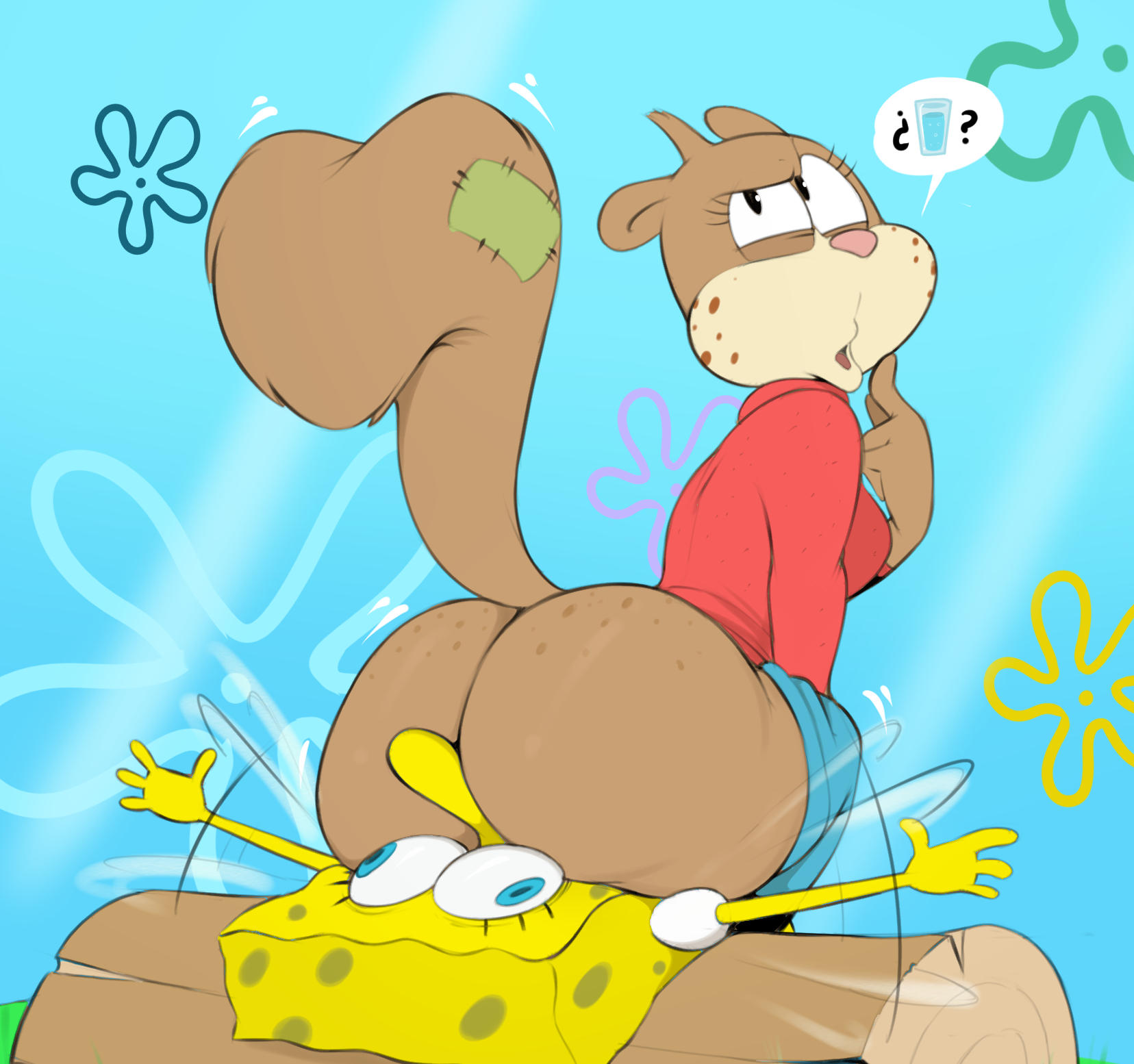 Butt cramps spongebob