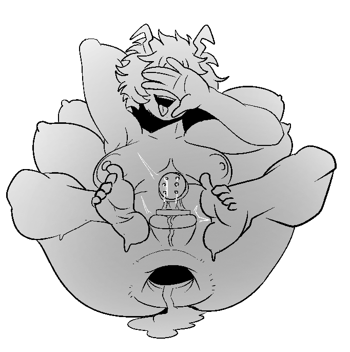 1futa after_anal after_sex alternate_version_available ass balls big_ass big_breasts big_butt big_penis_in_chastity black_and_white breasts chastity_cage covering_eyes cum cum_in_ass cum_in_chastity cum_inside curvaceous curvy curvy_figure dickgirl ejaculation erection futa_only futa_sans_pussy futanari gaping gaping_anus gayplantsex handsfree_ejaculation horns huge_ass humanoid humanoid_penis intersex leaking_cum mina_ashido my_hero_academia nude on_back open_mouth orgasm penis perineal_raphe pillow shounen_jump solo solo_futa spread_legs tagme thick_thighs tongue tongue_out voluptuous voluptuous_futa wide_hips