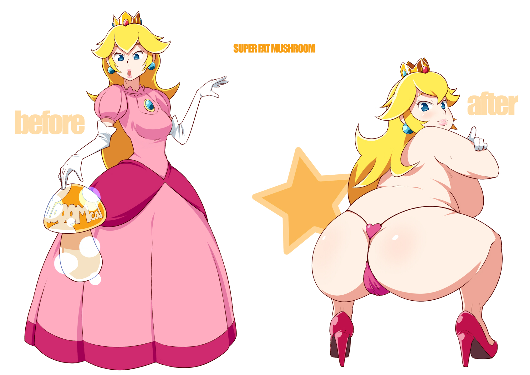 Fat Princess Rule 34 Porn - Rule34 - If it exists, there is porn of it / gishi, princess peach / 2141814