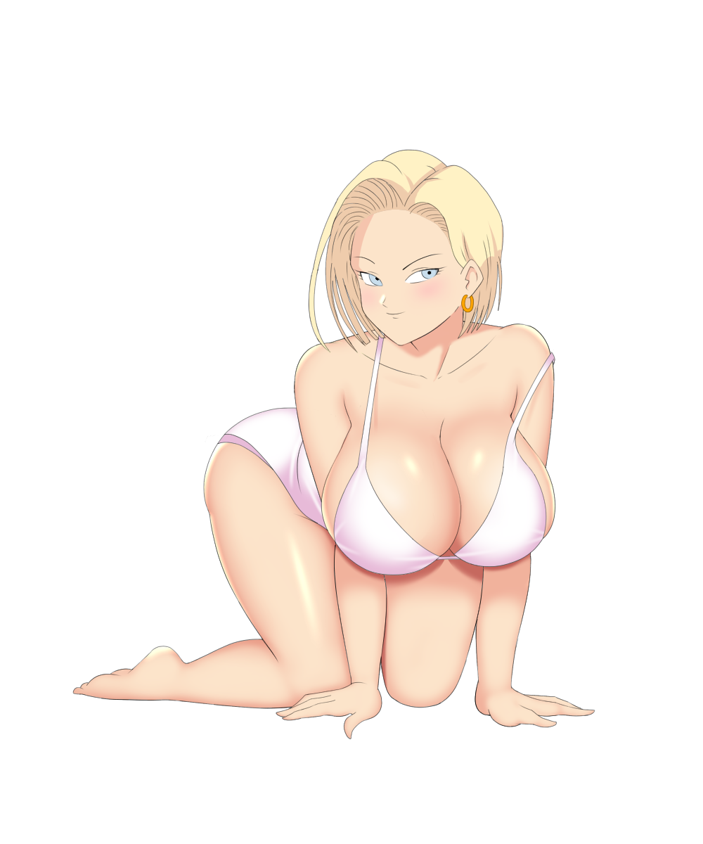 android 18, dragon ball, dragon ball super, dragon ball z, tagme, big breas...