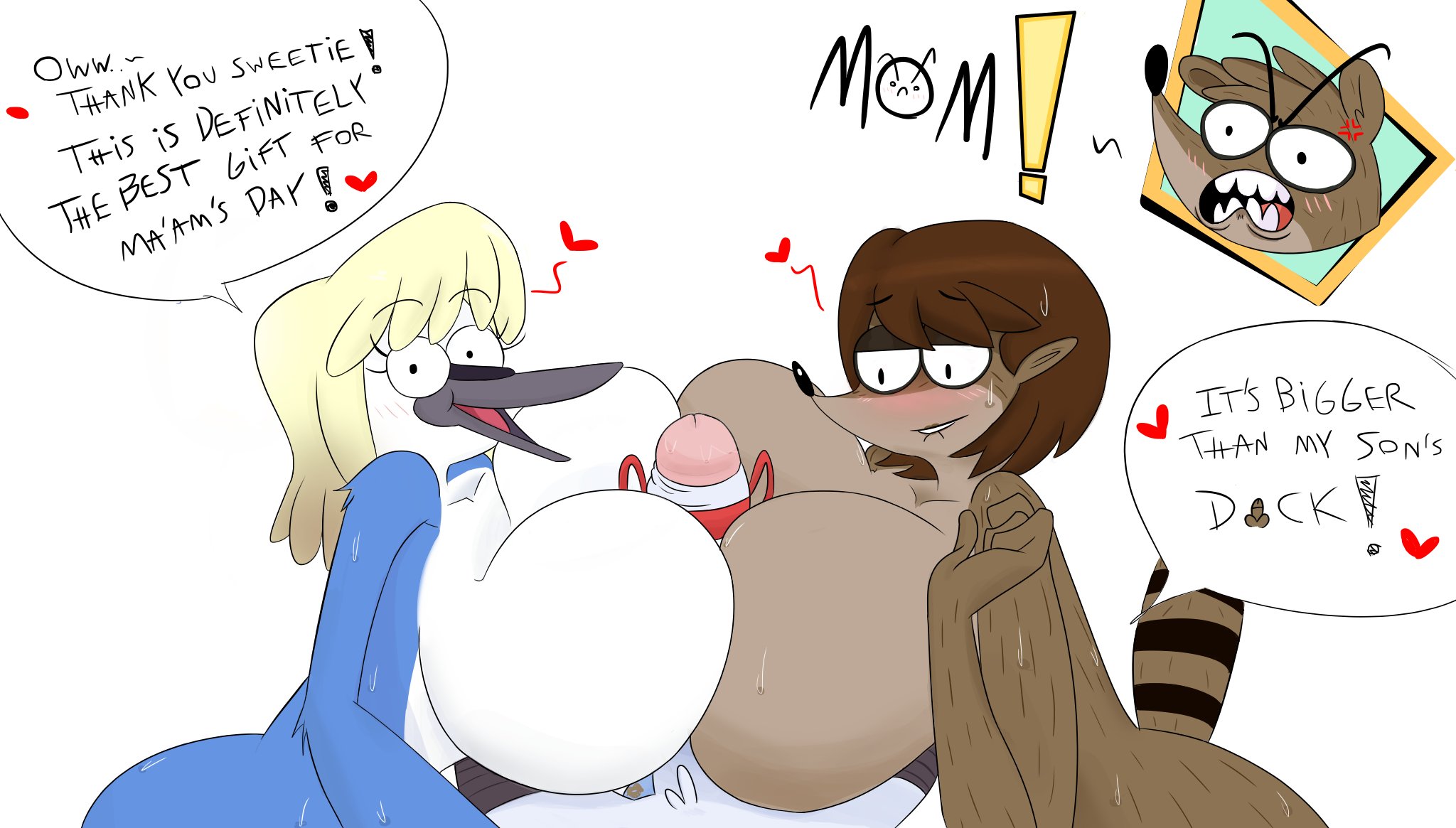 Rule34 - If it exists, there is porn of it / mordecai, rigby, rigby  (regular show) / 3323120