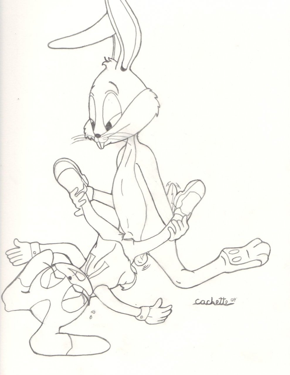 Rule34 - If it exists, there is porn of it / cachette, bugs bunny, cream  the rabbit / 2437532