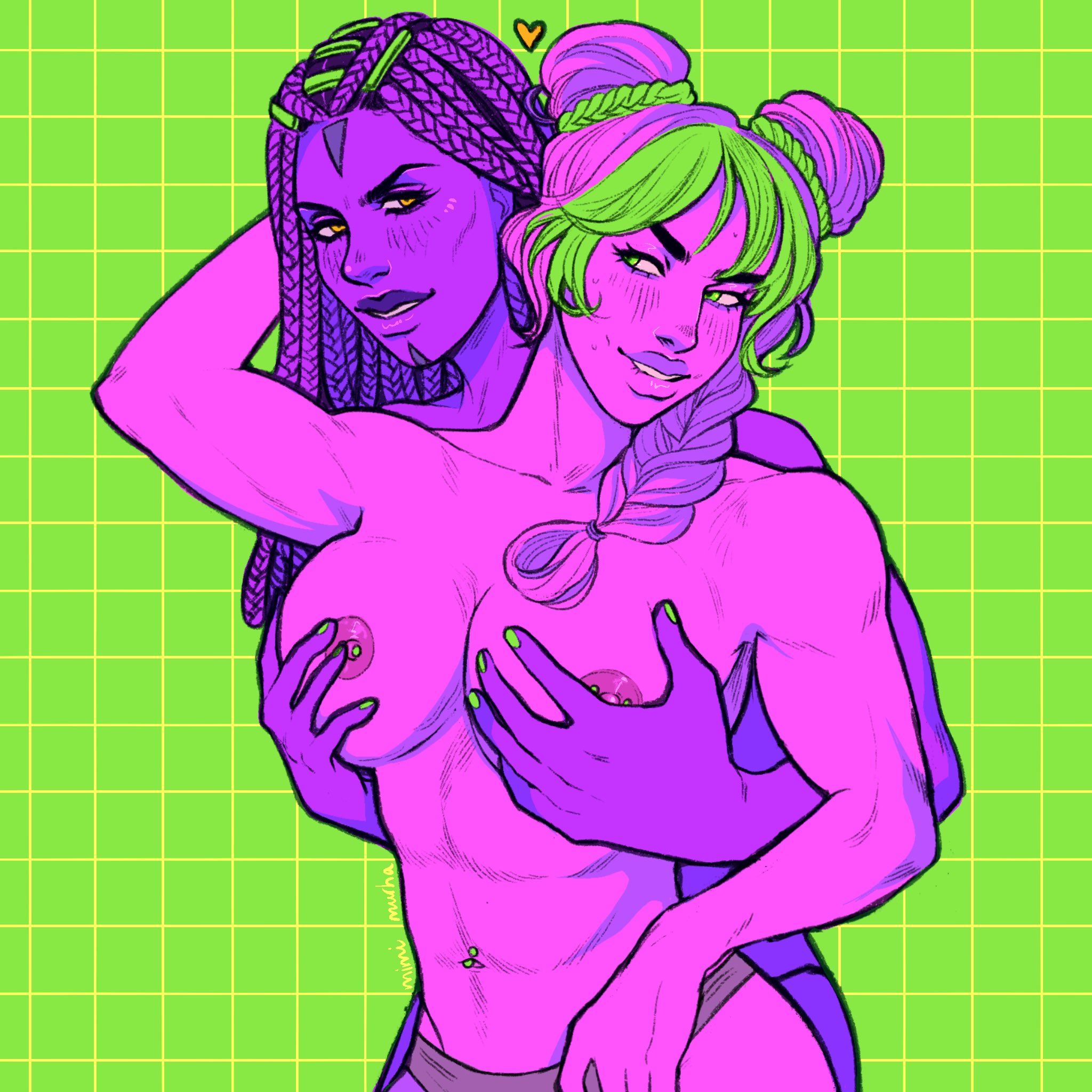 Rule34 - If it exists, there is porn of it / jolyne kujo / 3