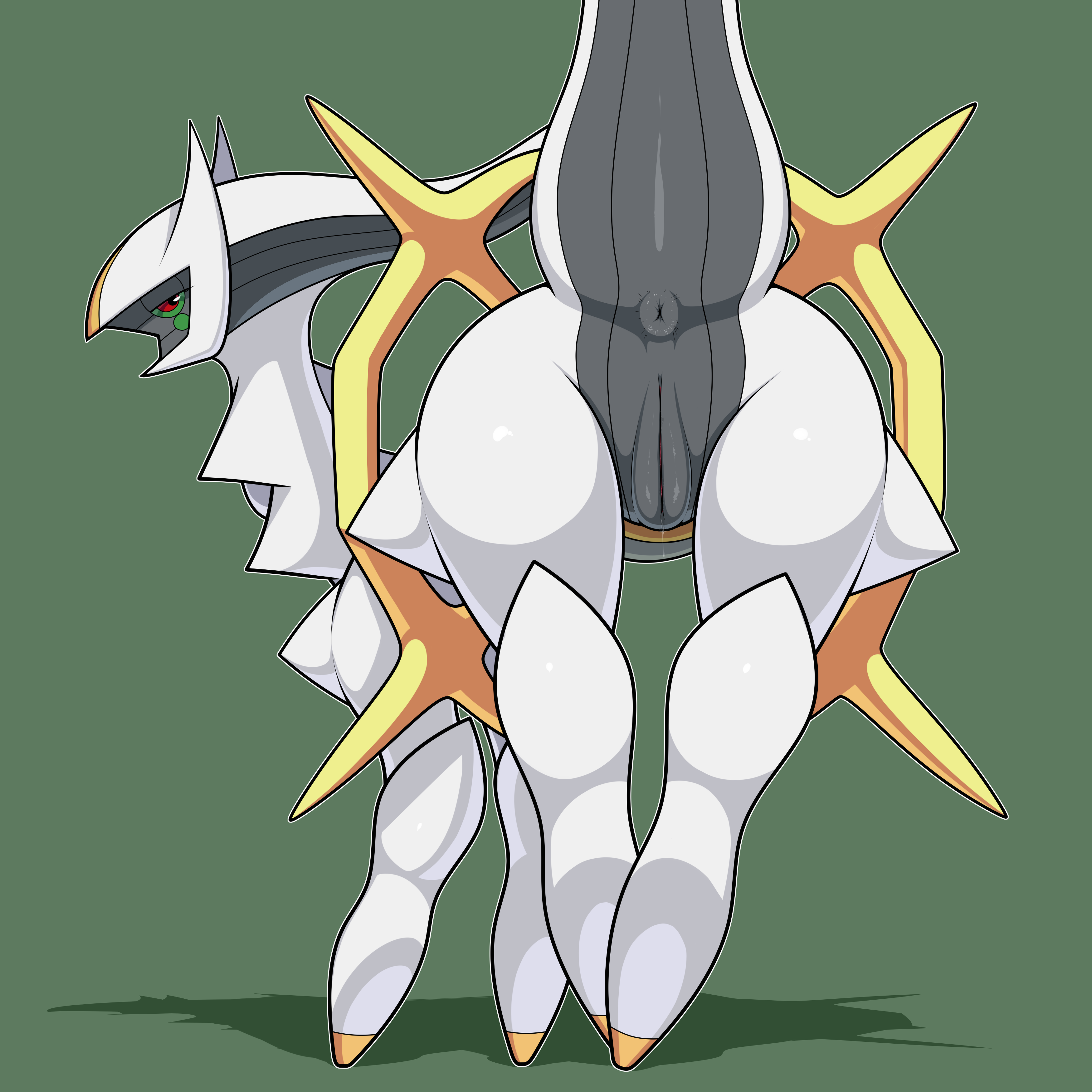 zeamaeri, arceus, nintendo, 1:1, absurd res, green background, hi res, simp...