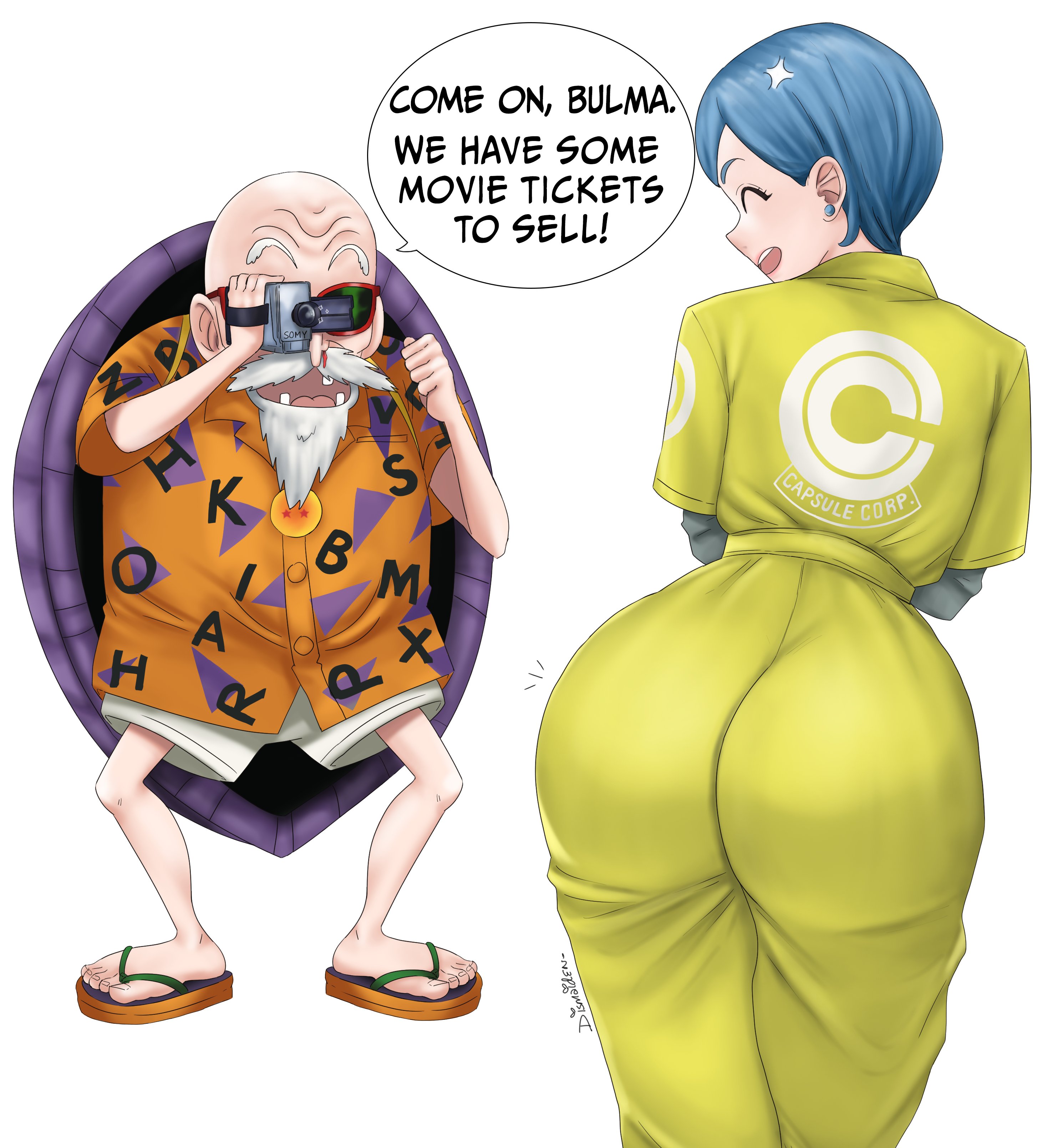 Bulma Anal Porn - Rule34 - If it exists, there is porn of it / bulma briefs, master roshi /  5512024