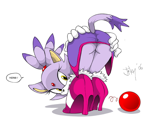 jiky, blaze the cat, sega, sonic (series), tagme, anthro, cat, feline, female, female only, fur, mammal, solo, 